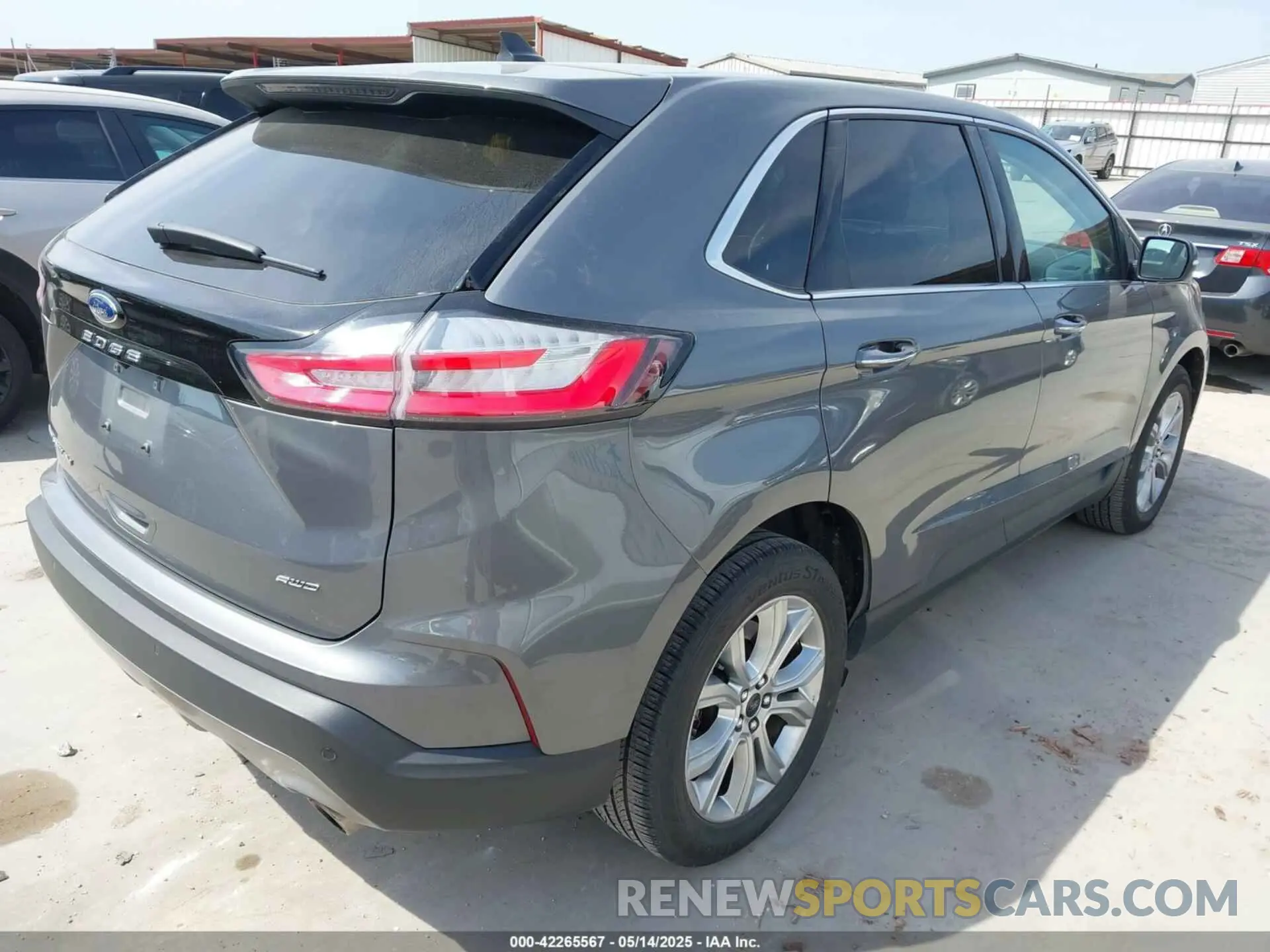4 fotografías del automóvil dañado 2FMPK4K9XRBA47278 FORD EDGE 2024