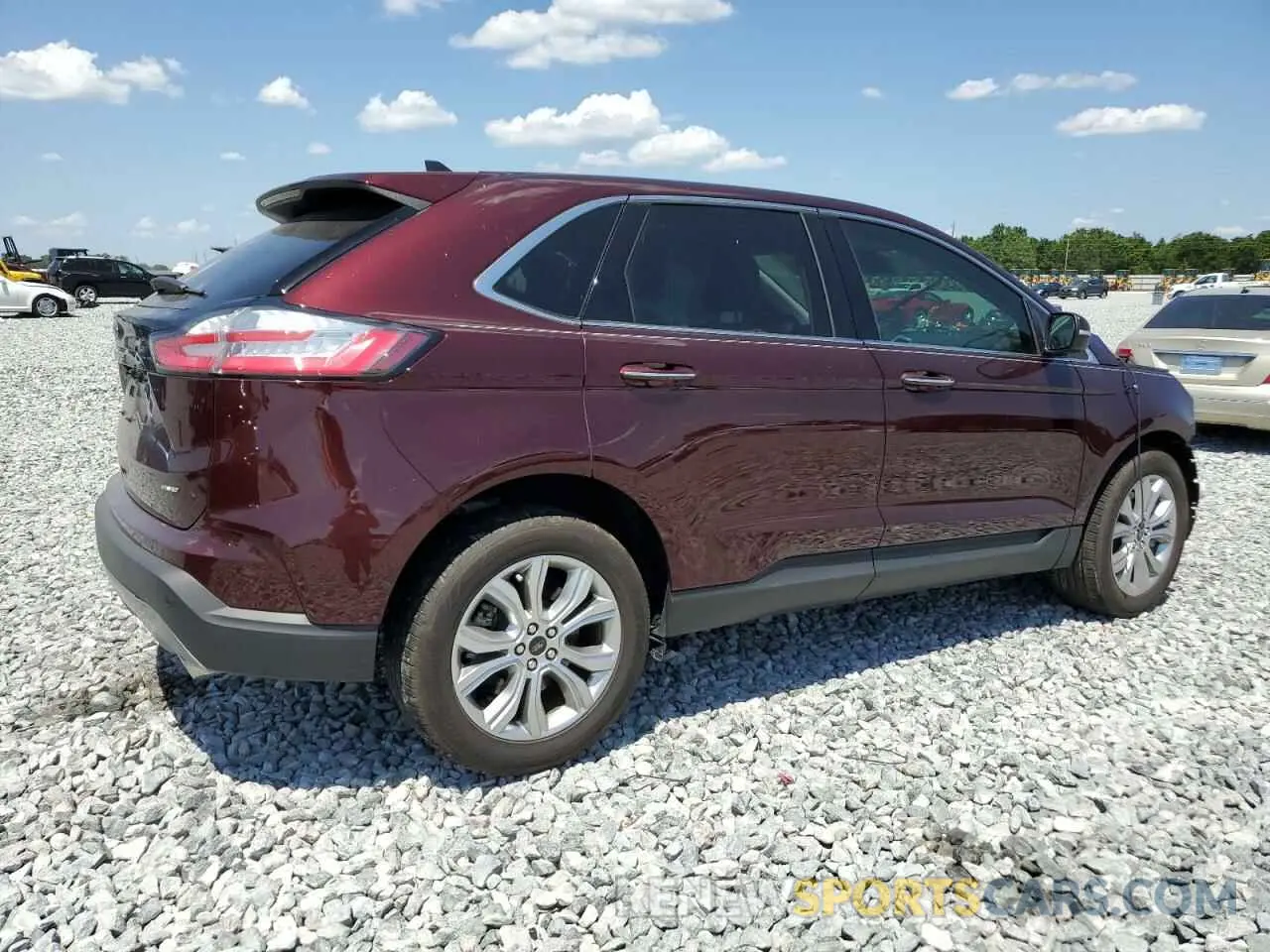 3 fotografías del automóvil dañado 2FMPK4K9XRBA75680 FORD EDGE 2024