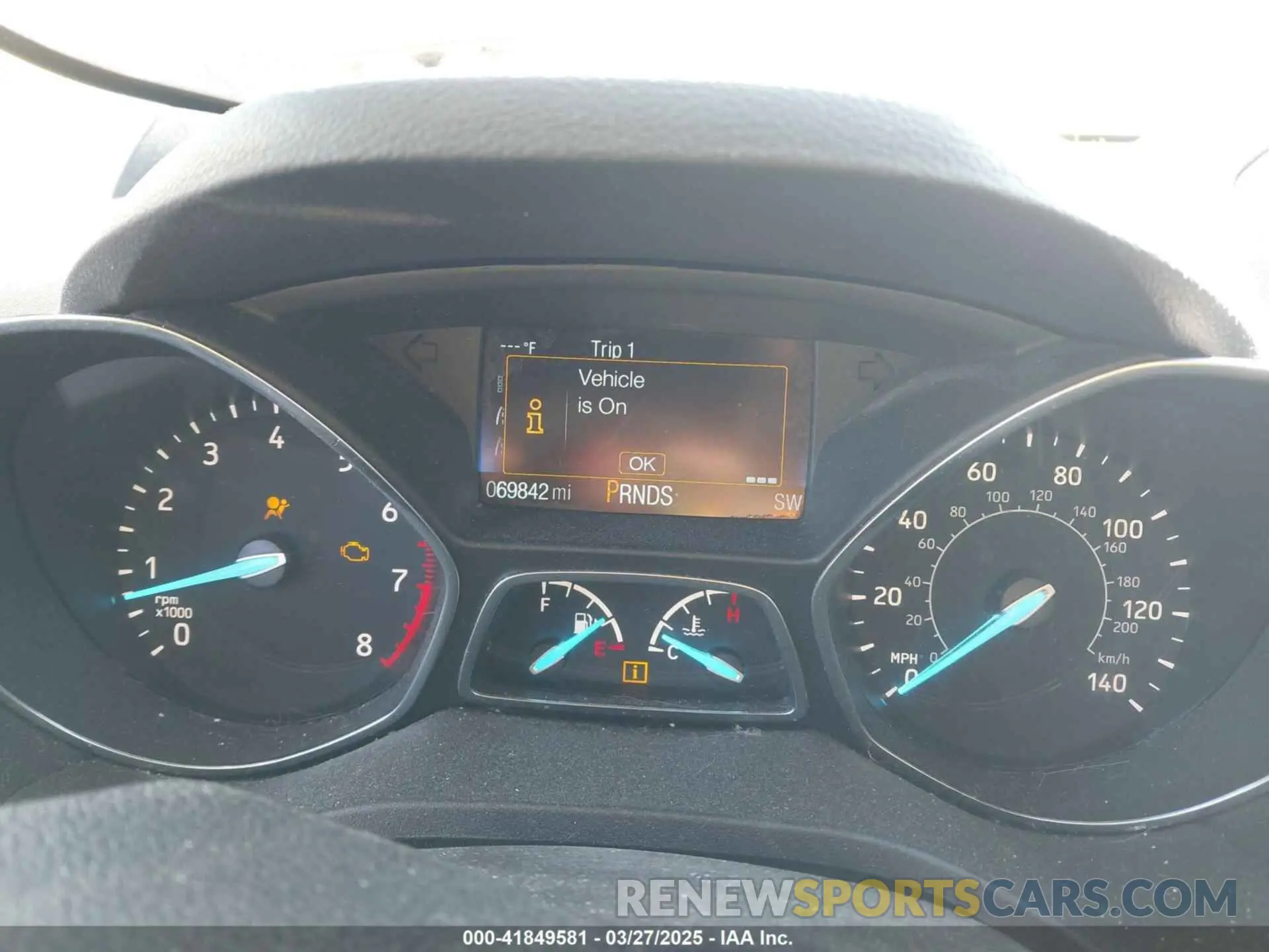 7 fotografías del automóvil dañado 1FMCU0F70KUB49375 FORD ESCAPE 2019