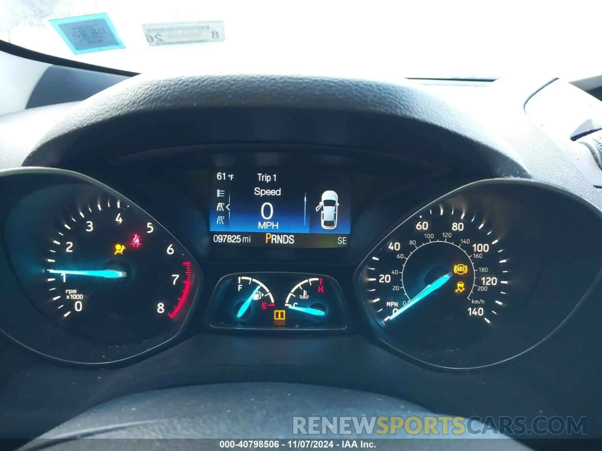 7 fotografías del automóvil dañado 1FMCU0F72KUB05801 FORD ESCAPE 2019
