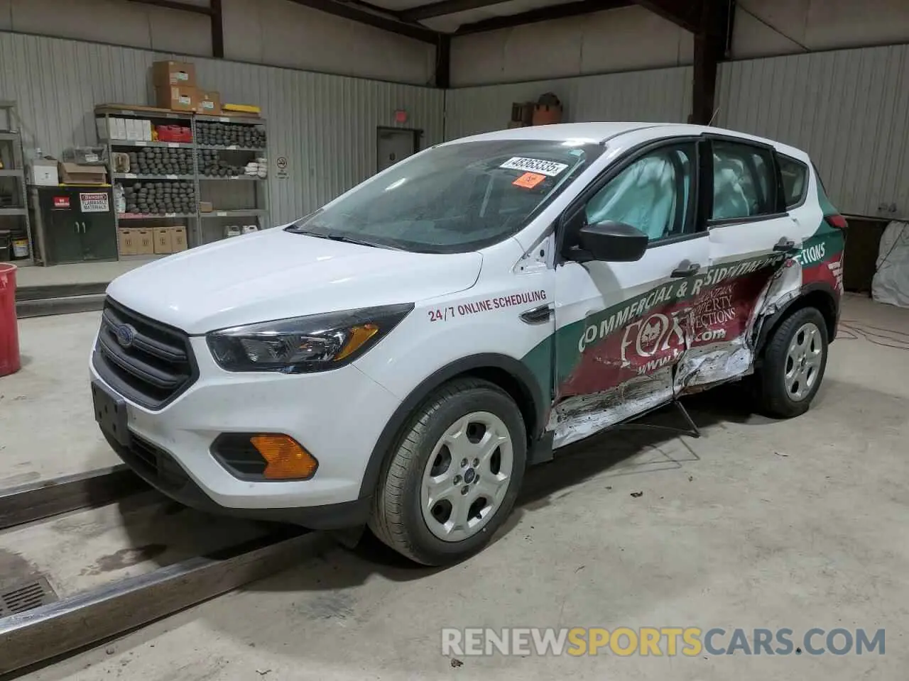 1 fotografías del automóvil dañado 1FMCU0F74KUA91366 FORD ESCAPE 2019