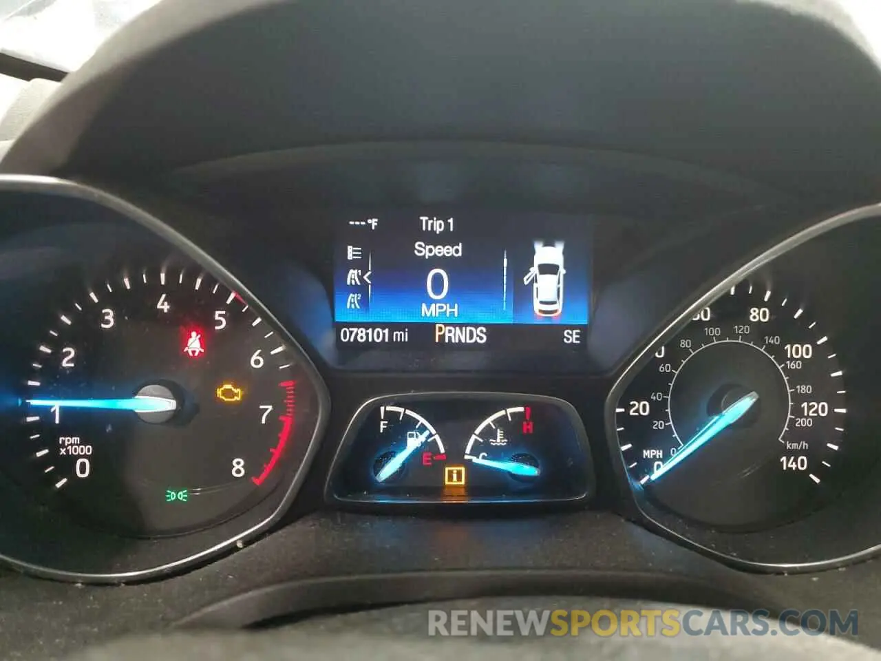 9 fotografías del automóvil dañado 1FMCU0F77KUB45355 FORD ESCAPE 2019