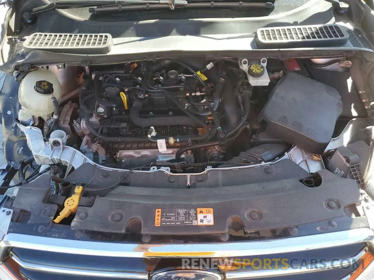 14 fotografías del automóvil dañado 1FMCU0GD4KUA07325 FORD ESCAPE 2019