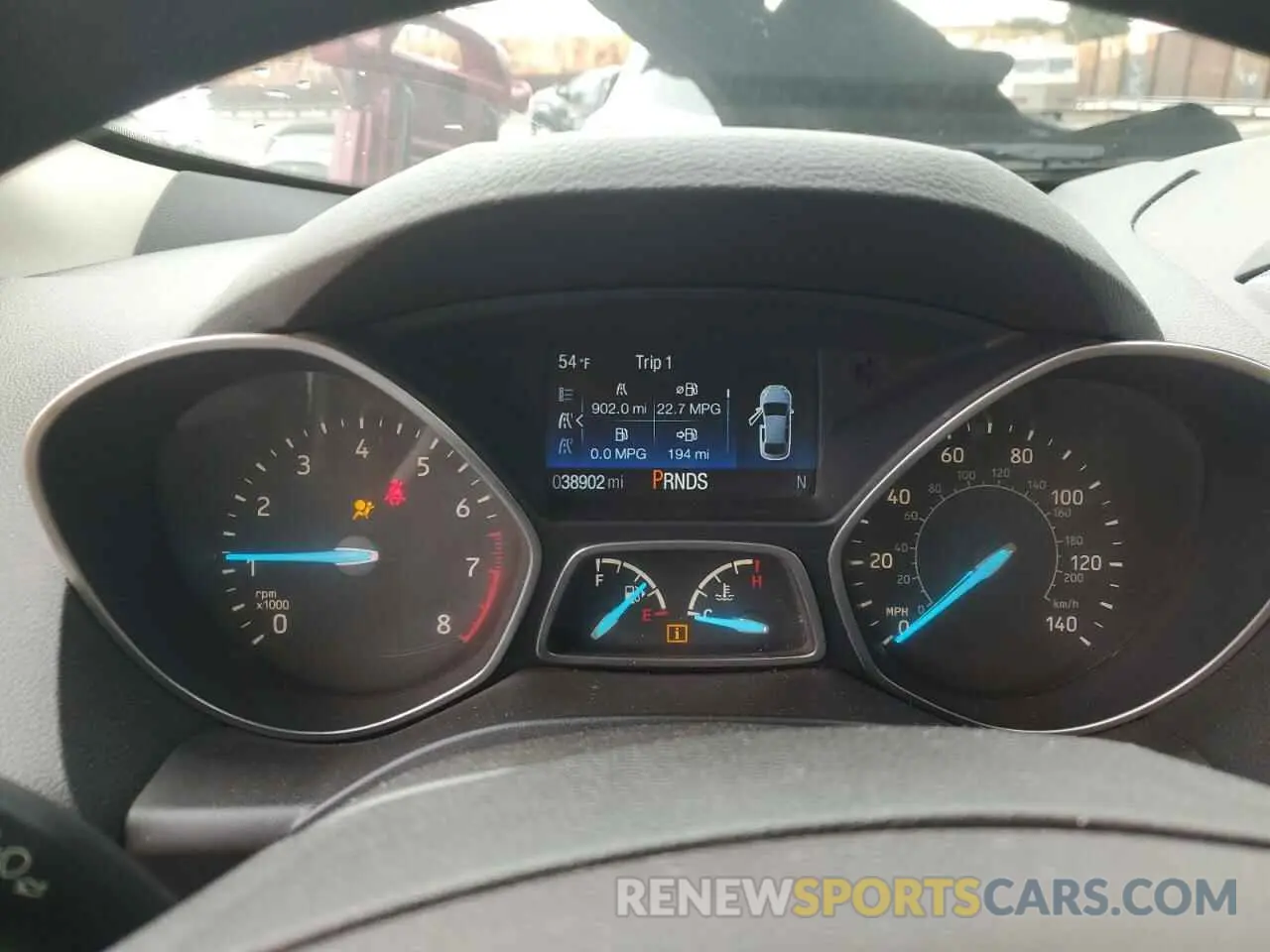 9 fotografías del automóvil dañado 1FMCU0GD5KUB04825 FORD ESCAPE 2019