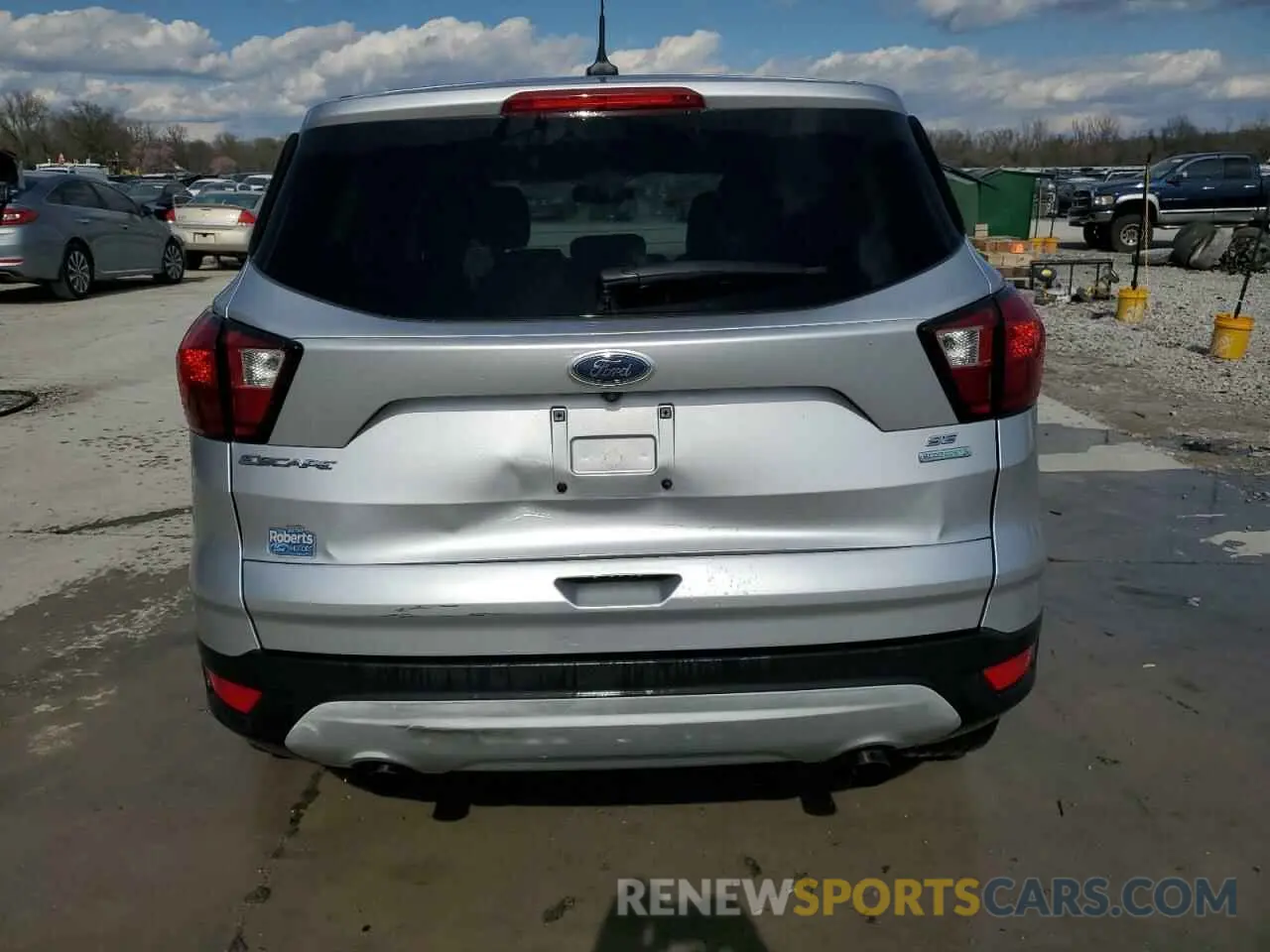 6 fotografías del automóvil dañado 1FMCU0GD6KUC53194 FORD ESCAPE 2019