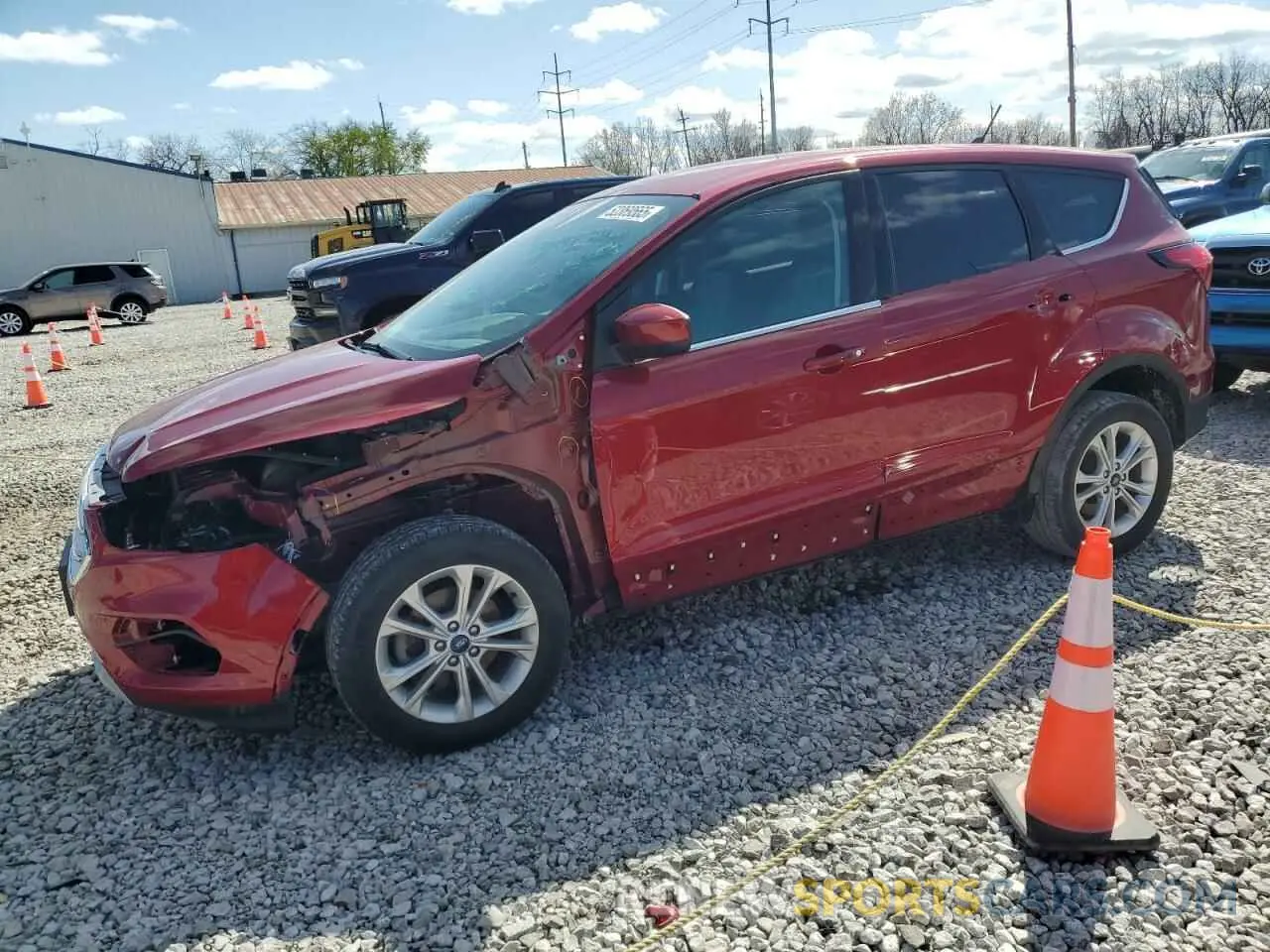 1 fotografías del automóvil dañado 1FMCU0GD8KUC09648 FORD ESCAPE 2019