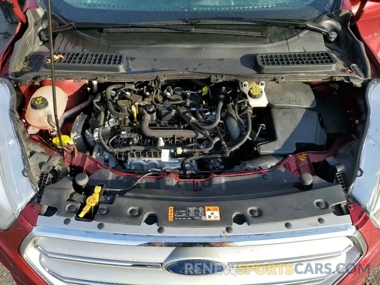 14 fotografías del automóvil dañado 1FMCU0GD9KUC49057 FORD ESCAPE 2019