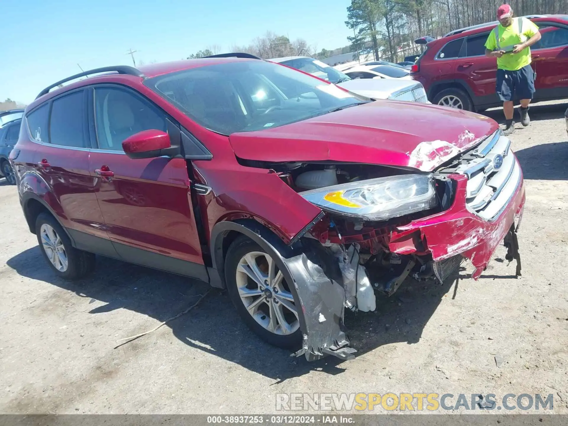 1 fotografías del automóvil dañado 1FMCU0HD1KUA67545 FORD ESCAPE 2019