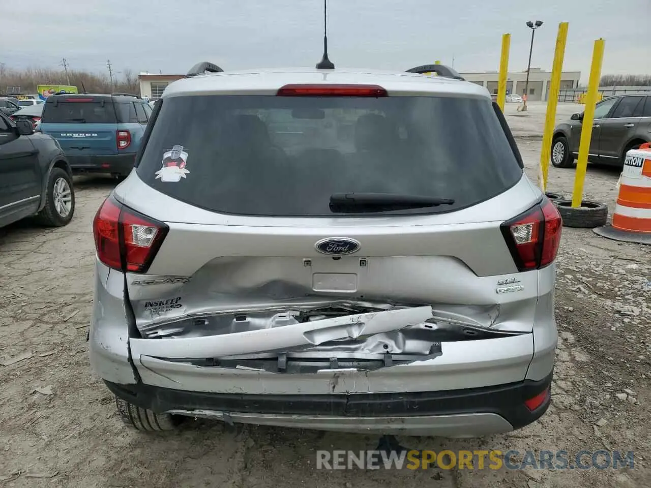 6 fotografías del automóvil dañado 1FMCU0HD3KUB65069 FORD ESCAPE 2019