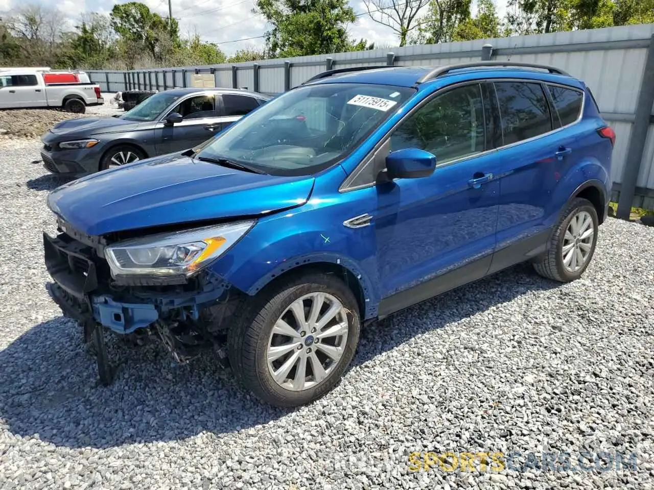1 fotografías del automóvil dañado 1FMCU0HD3KUB95446 FORD ESCAPE 2019
