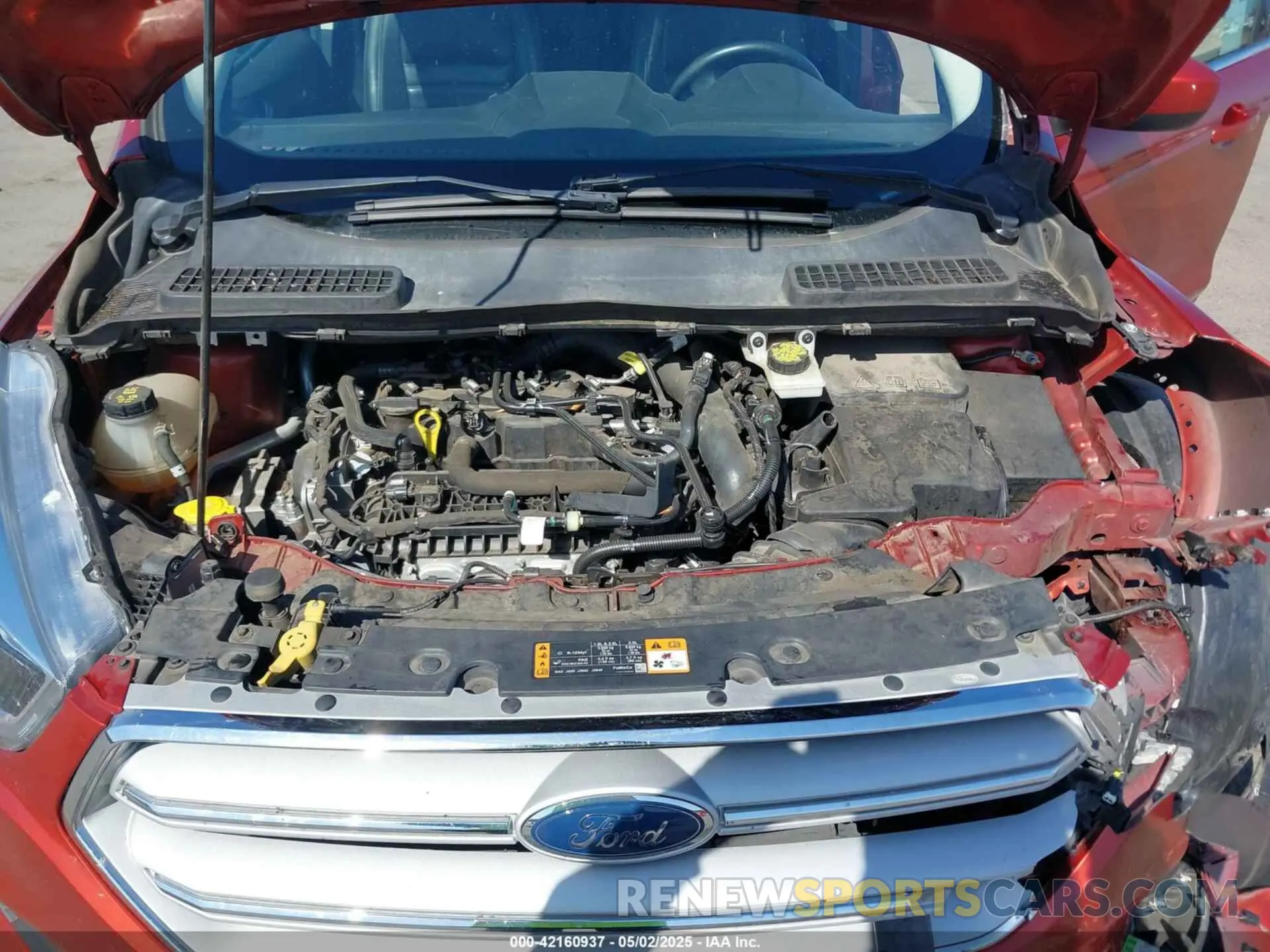 10 fotografías del automóvil dañado 1FMCU0HD8KUB65164 FORD ESCAPE 2019