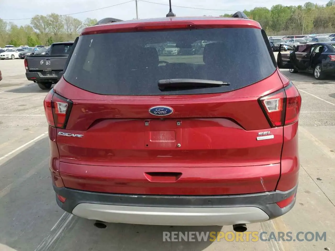 6 fotografías del automóvil dañado 1FMCU0HD8KUC49761 FORD ESCAPE 2019