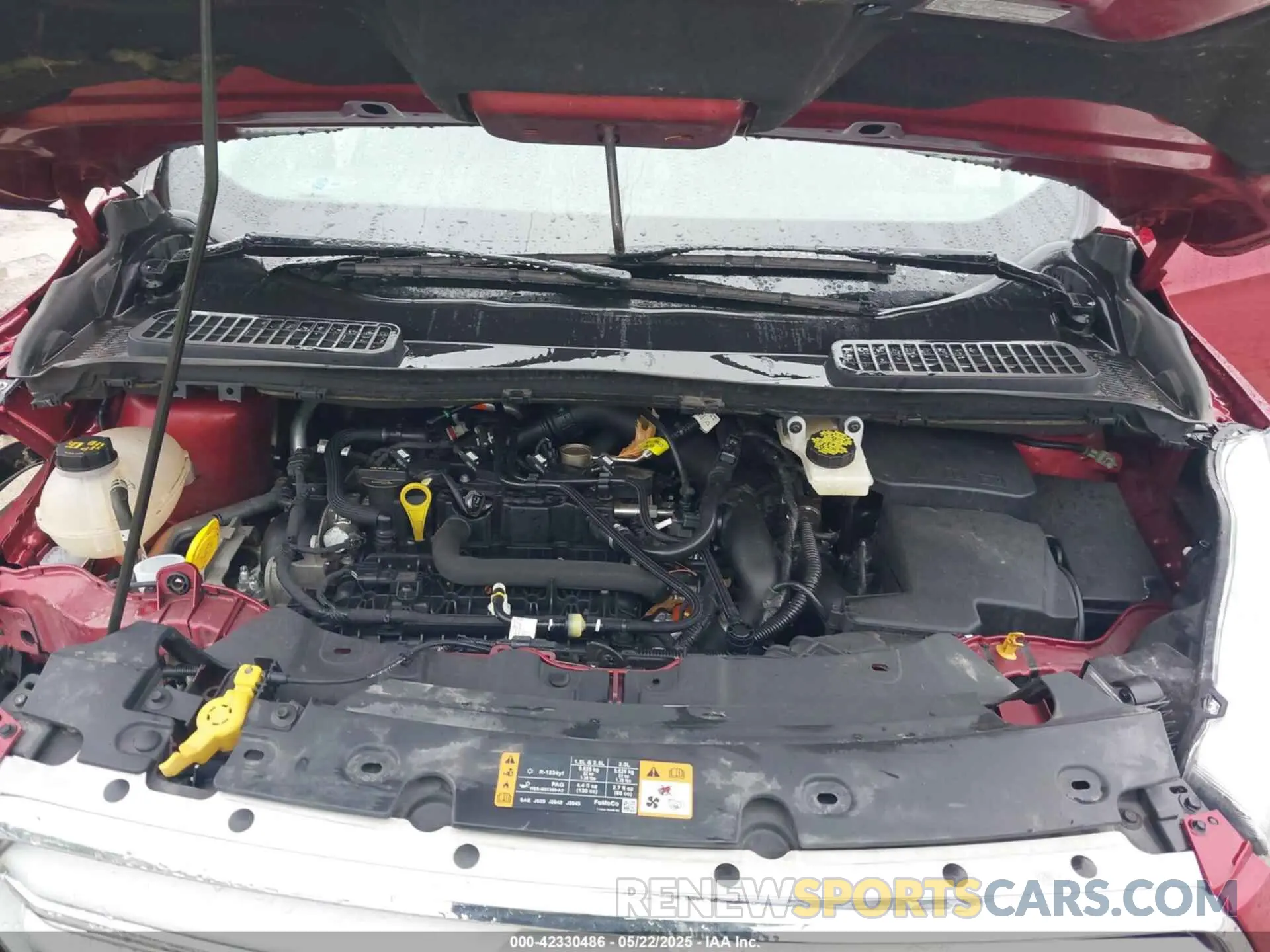 10 fotografías del automóvil dañado 1FMCU0HD9KUA14222 FORD ESCAPE 2019