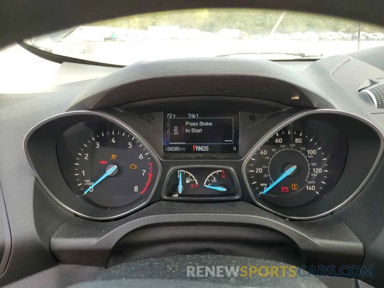 9 fotografías del automóvil dañado 1FMCU9GD0KUC17800 FORD ESCAPE 2019