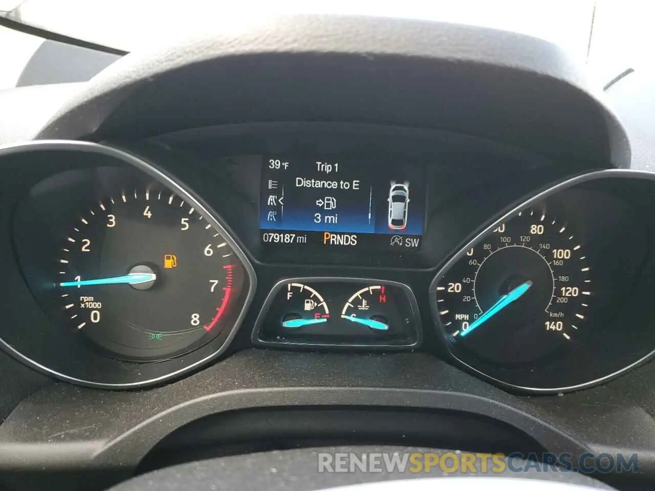 9 fotografías del automóvil dañado 1FMCU9GD1KUA47219 FORD ESCAPE 2019