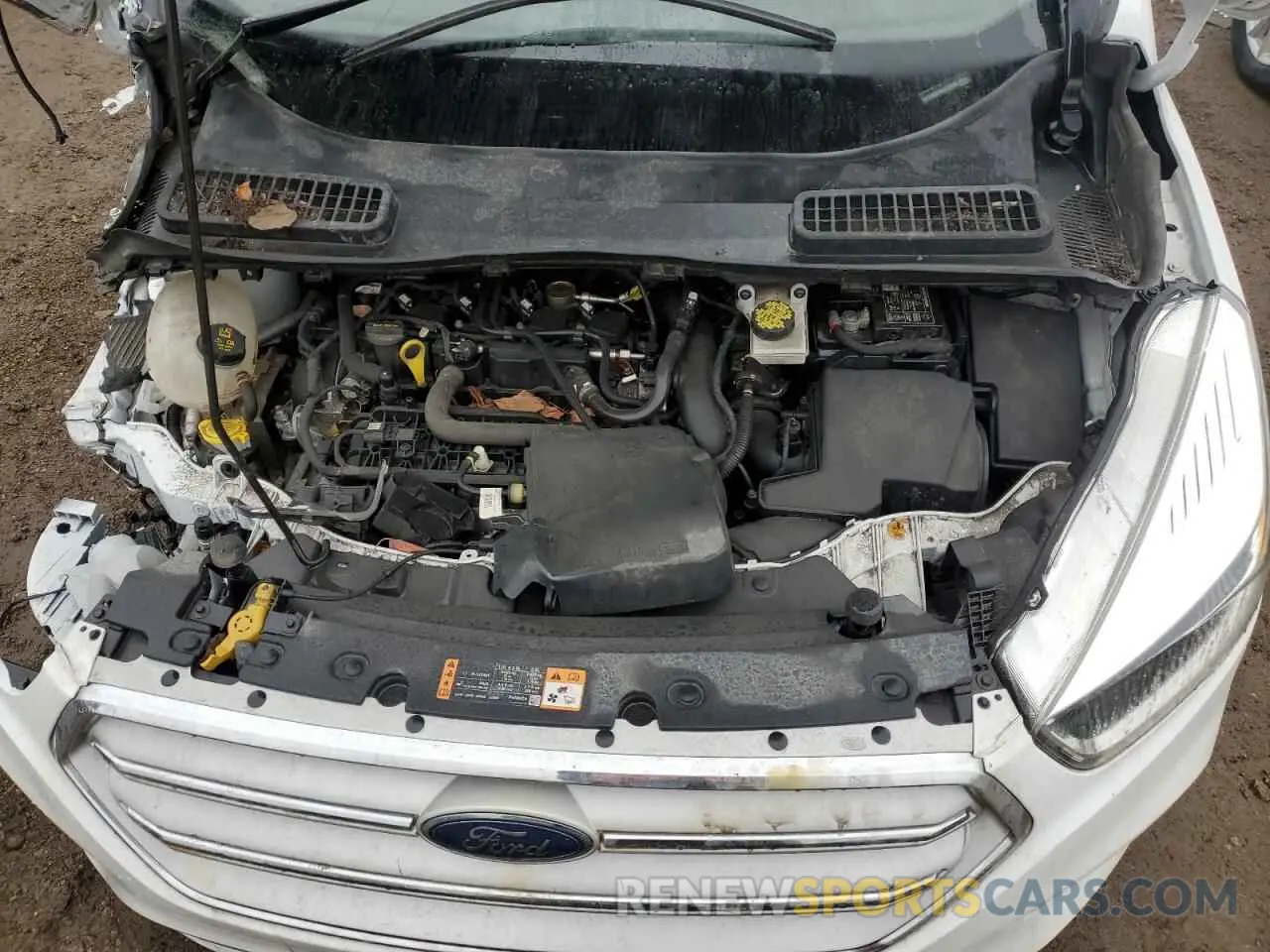 11 fotografías del automóvil dañado 1FMCU9GD2KUC37935 FORD ESCAPE 2019