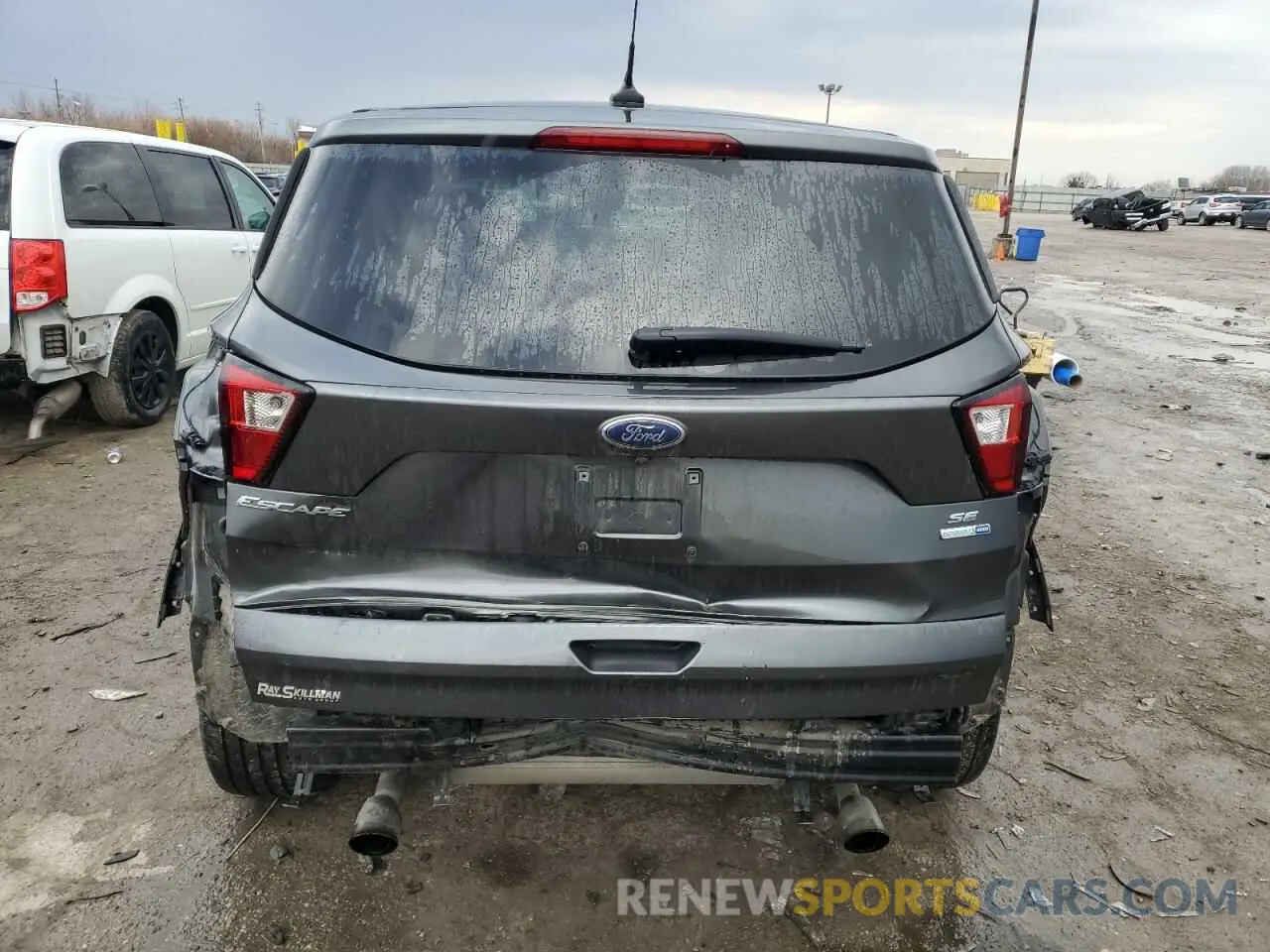 6 fotografías del automóvil dañado 1FMCU9GD3KUB23989 FORD ESCAPE 2019