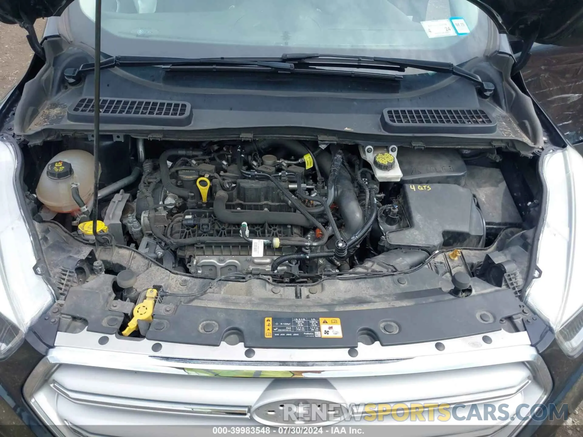 10 fotografías del automóvil dañado 1FMCU9GD4KUB22821 FORD ESCAPE 2019