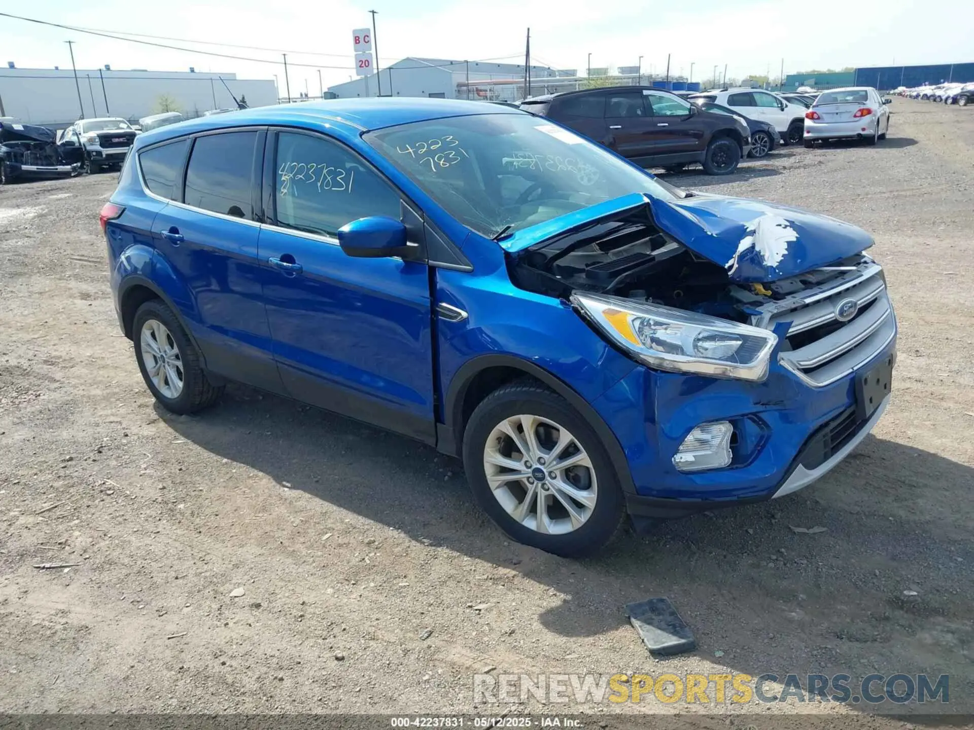 1 fotografías del automóvil dañado 1FMCU9GD5KUC48900 FORD ESCAPE 2019