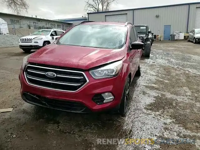 14 fotografías del automóvil dañado 1FMCU9GD6KUB78775 FORD ESCAPE 2019