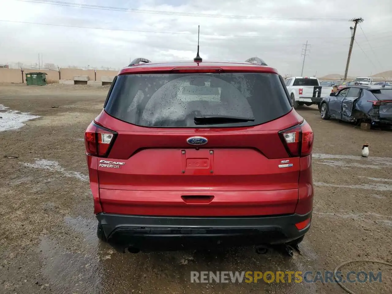 6 fotografías del automóvil dañado 1FMCU9GD6KUB78775 FORD ESCAPE 2019