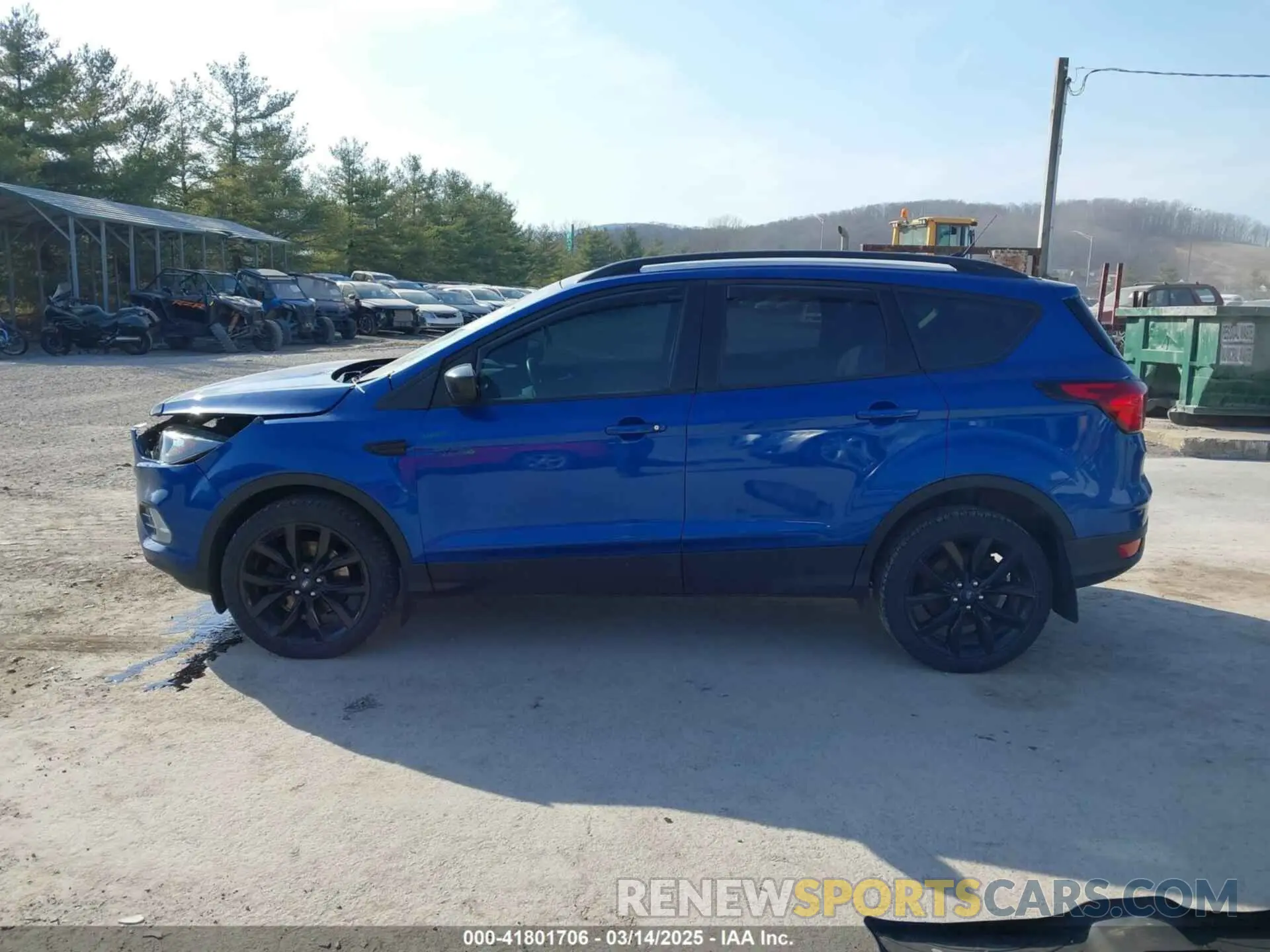 14 fotografías del automóvil dañado 1FMCU9GD7KUB44070 FORD ESCAPE 2019
