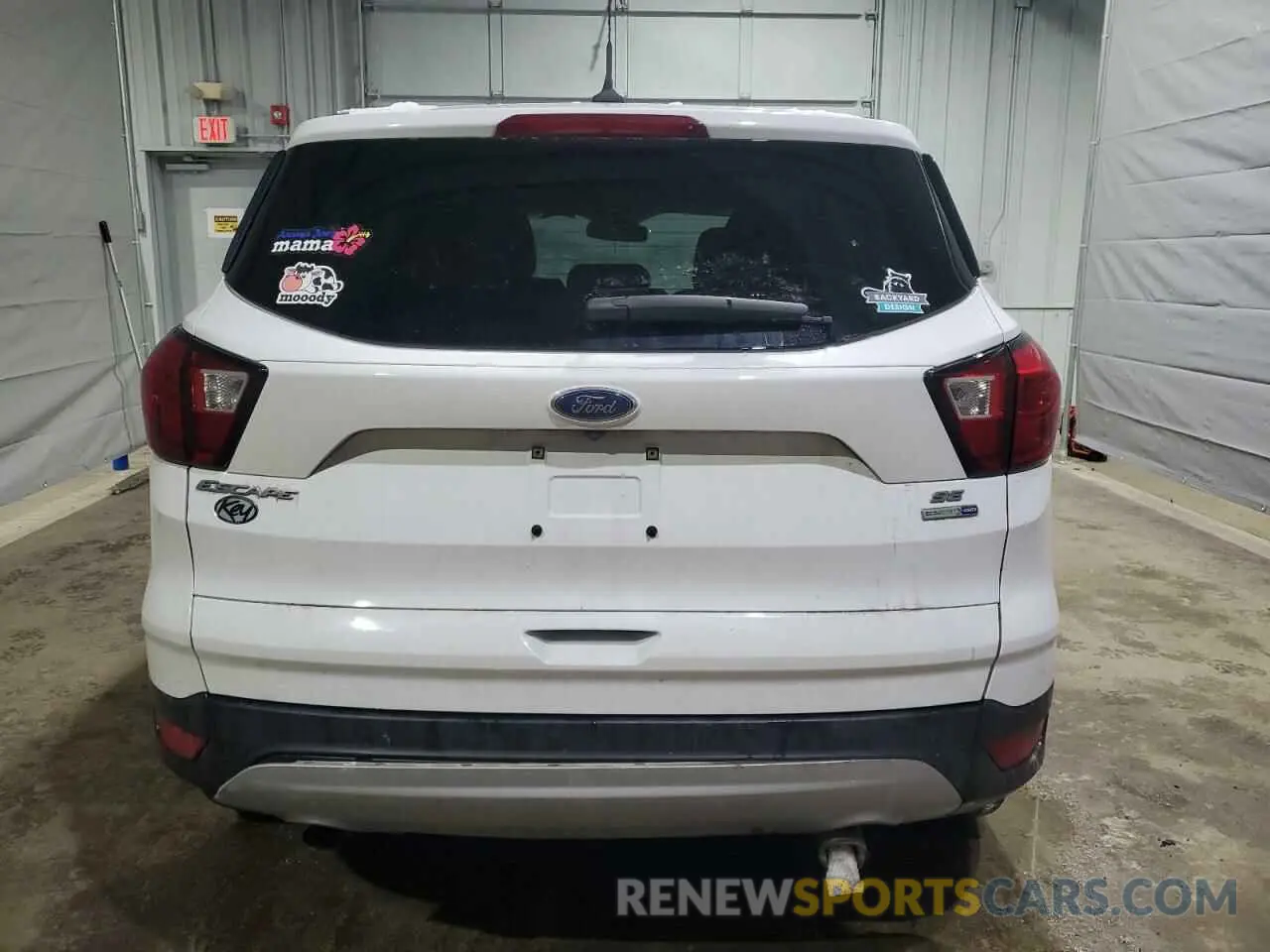 6 fotografías del automóvil dañado 1FMCU9GD8KUA86552 FORD ESCAPE 2019