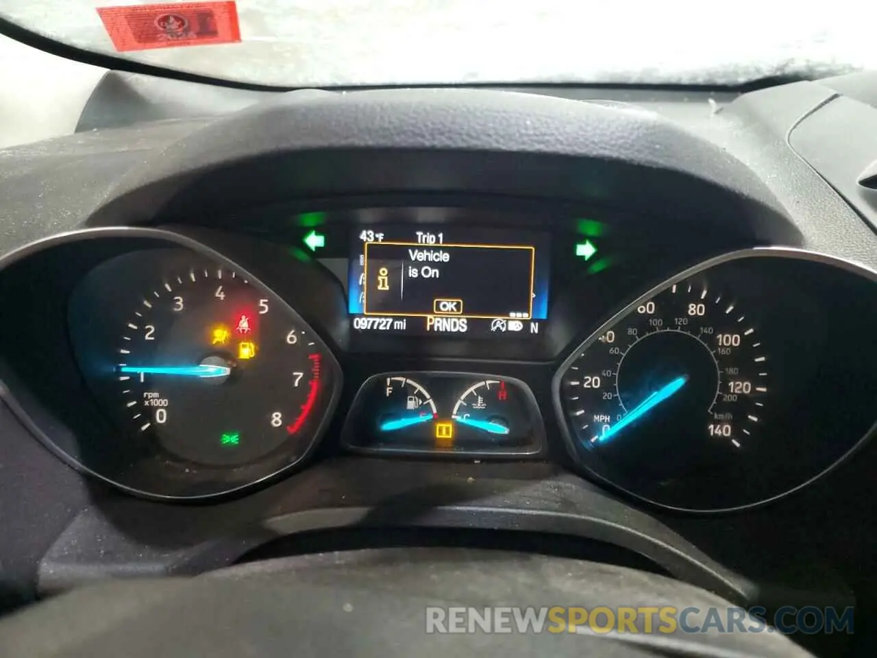9 fotografías del automóvil dañado 1FMCU9GD8KUA86552 FORD ESCAPE 2019