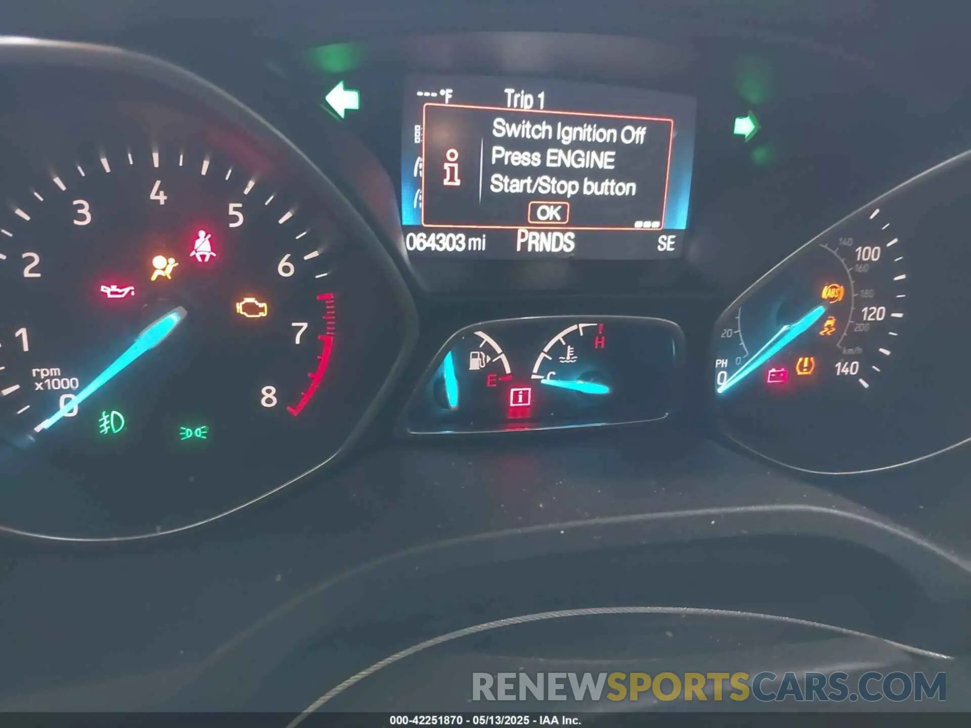 7 fotografías del automóvil dañado 1FMCU9GD9KUA91470 FORD ESCAPE 2019