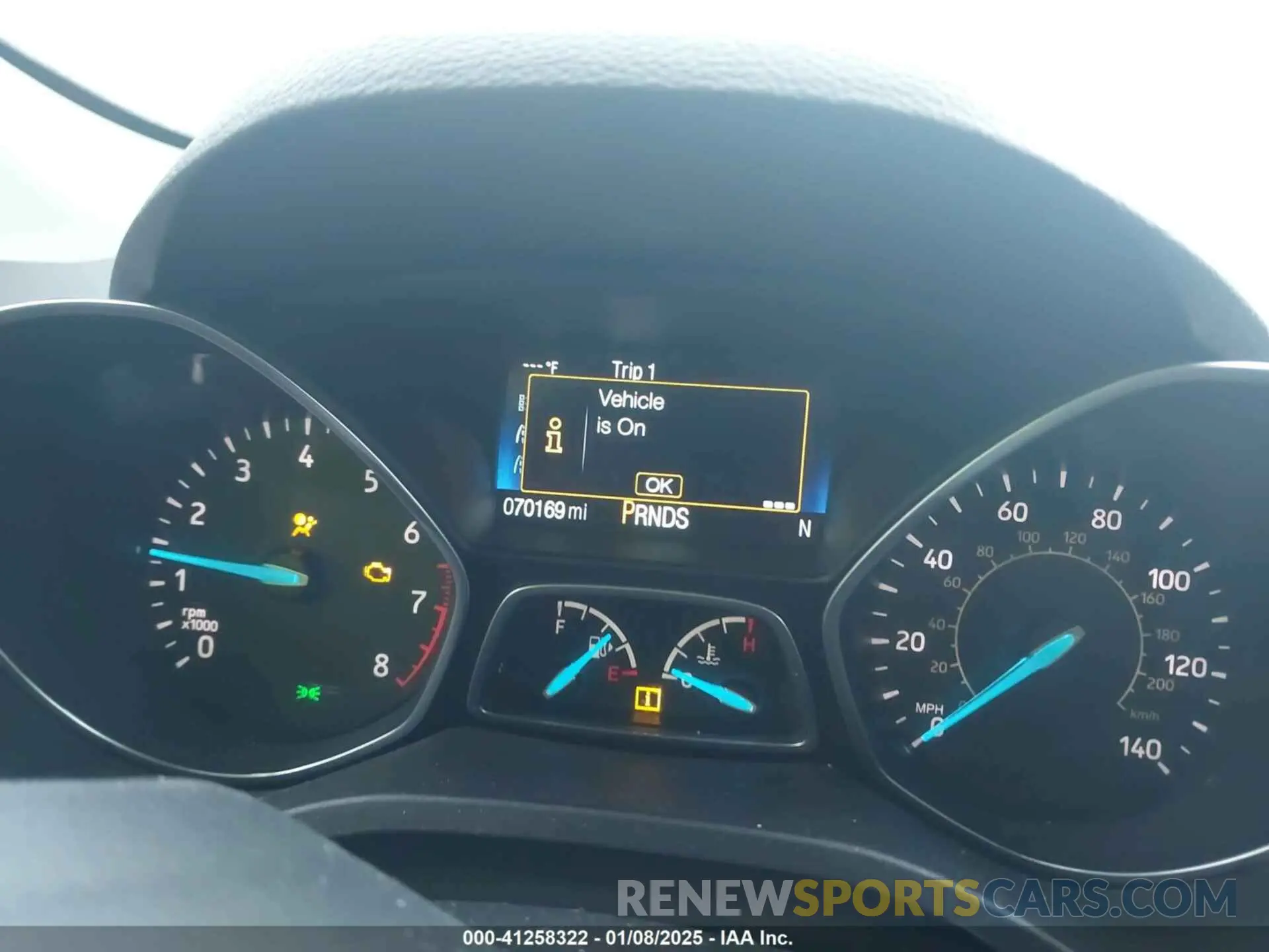 7 fotografías del automóvil dañado 1FMCU9GD9KUB37945 FORD ESCAPE 2019