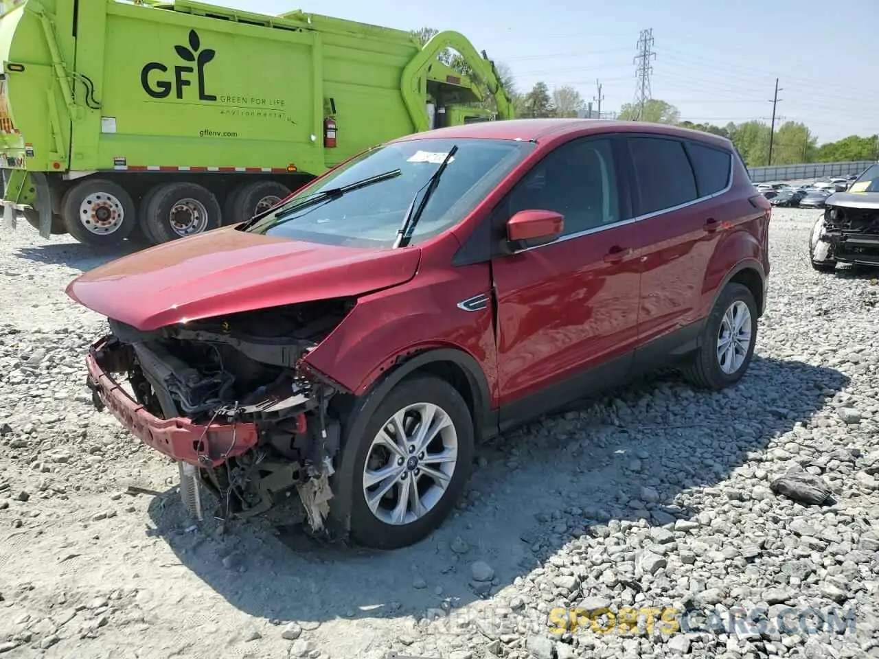 1 fotografías del automóvil dañado 1FMCU9GD9KUC17505 FORD ESCAPE 2019