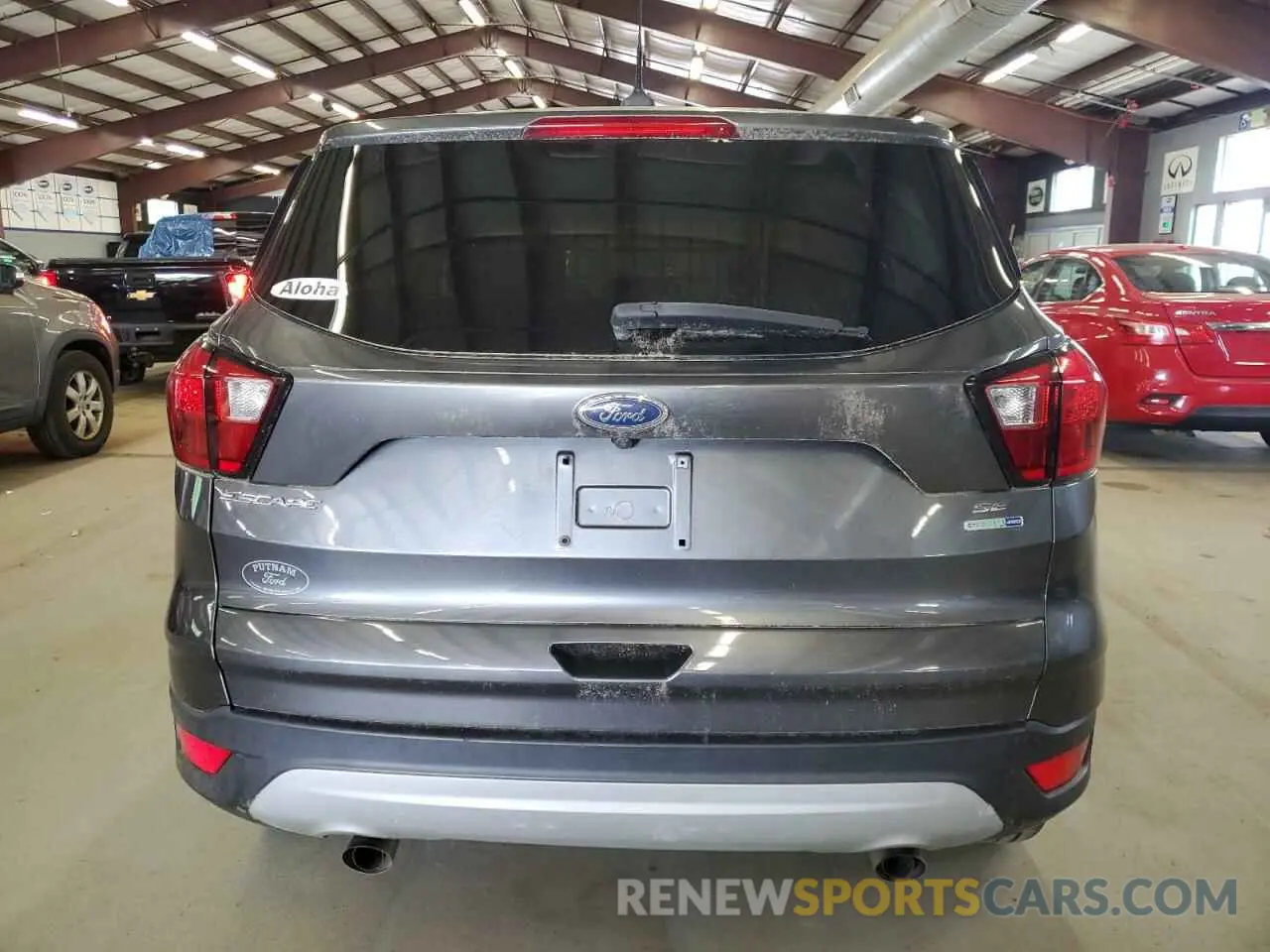 6 fotografías del automóvil dañado 1FMCU9GDXKUB65575 FORD ESCAPE 2019