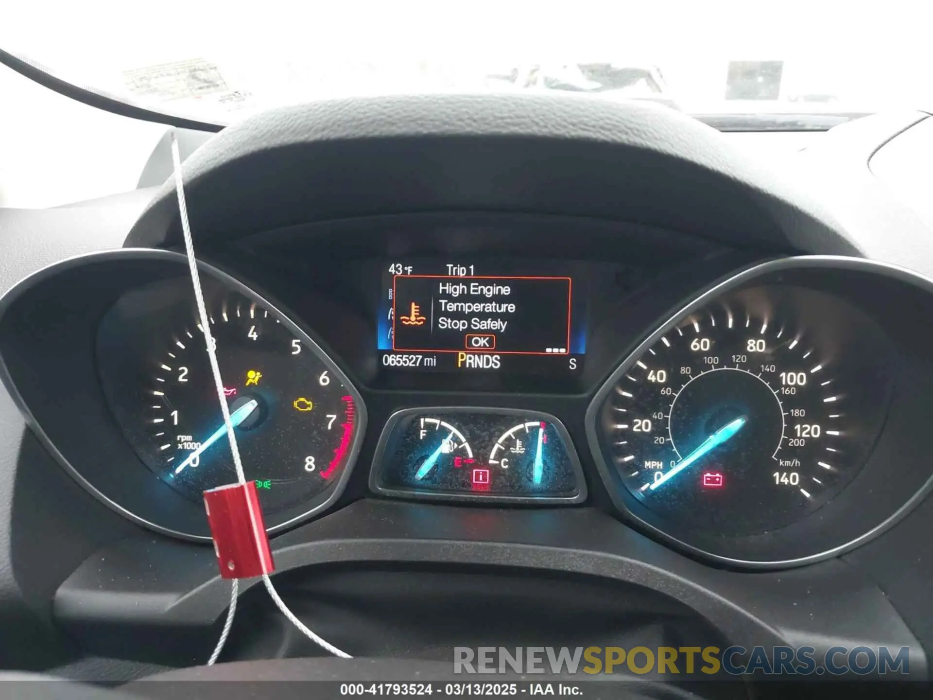 7 fotografías del automóvil dañado 1FMCU9GDXKUC35625 FORD ESCAPE 2019
