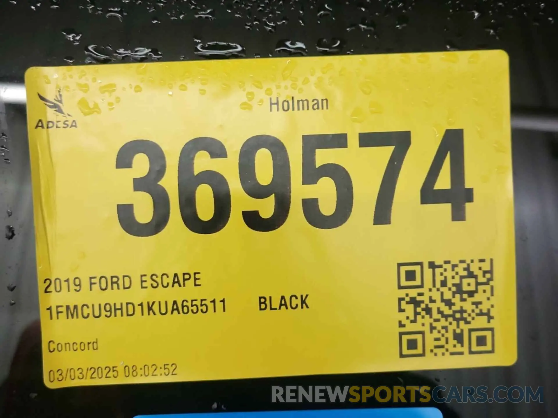 6 fotografías del automóvil dañado 1FMCU9HD1KUA65511 FORD ESCAPE 2019