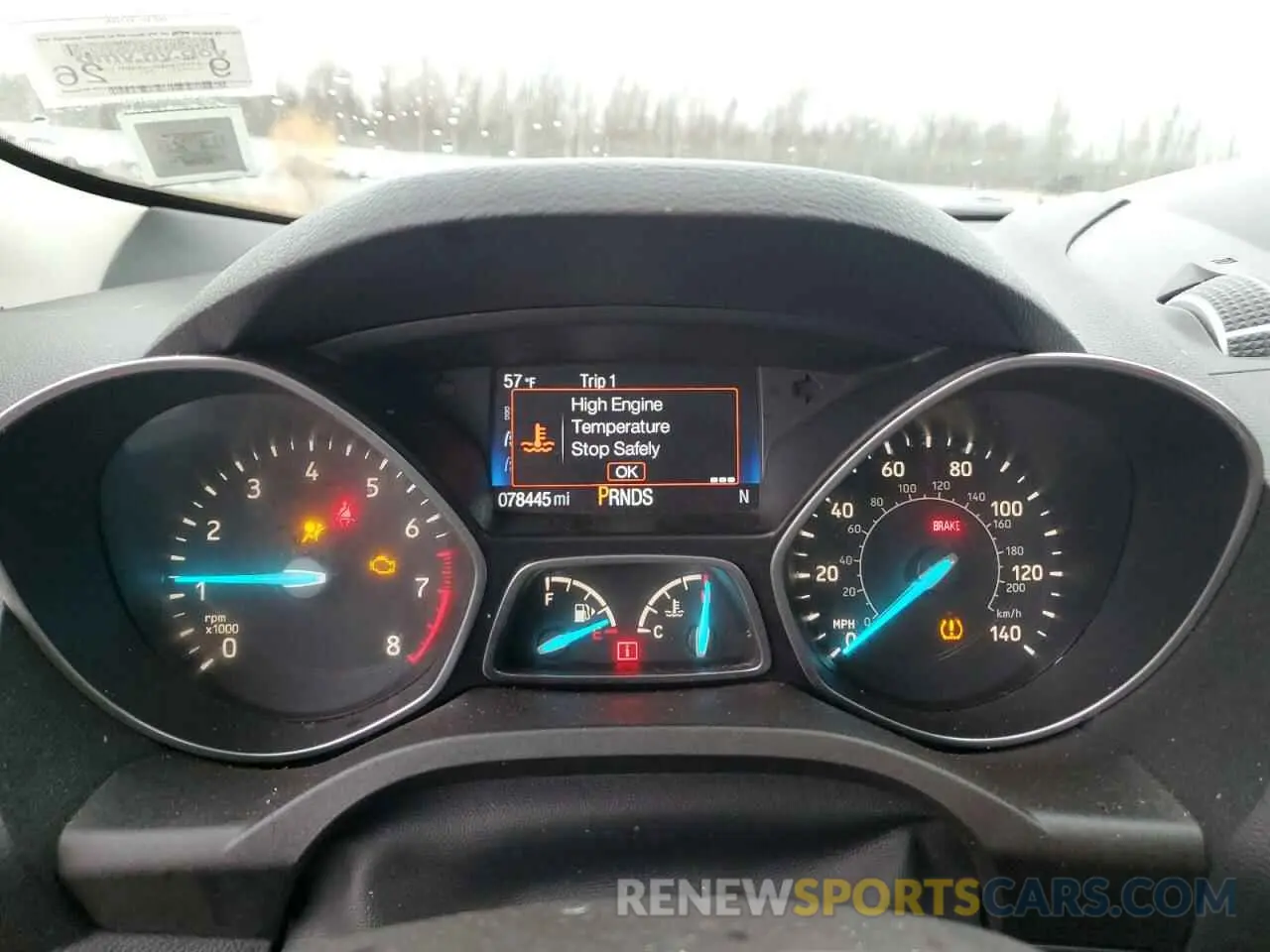 9 fotografías del automóvil dañado 1FMCU9HD4KUA76213 FORD ESCAPE 2019