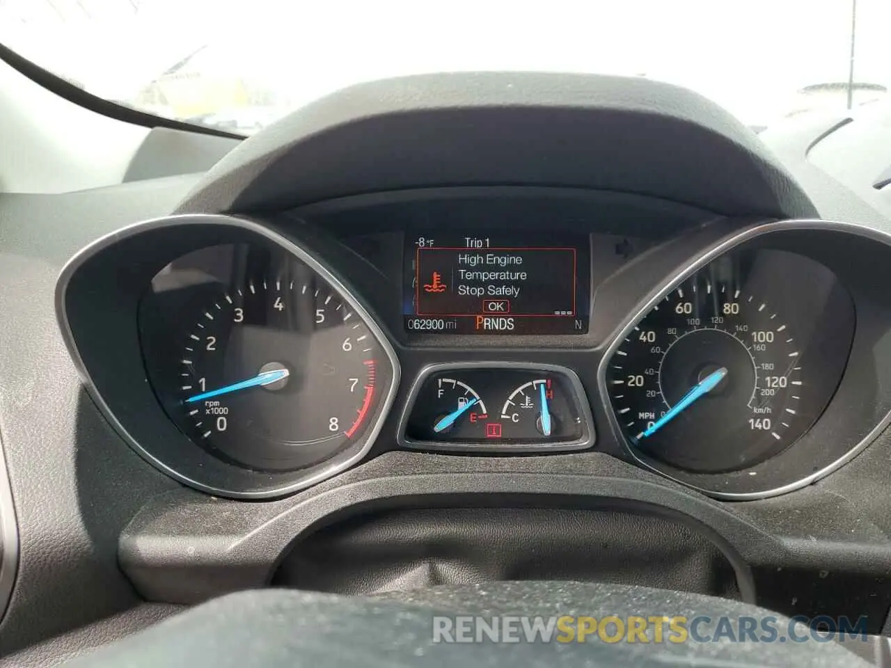 9 fotografías del automóvil dañado 1FMCU9HD7KUC24144 FORD ESCAPE 2019