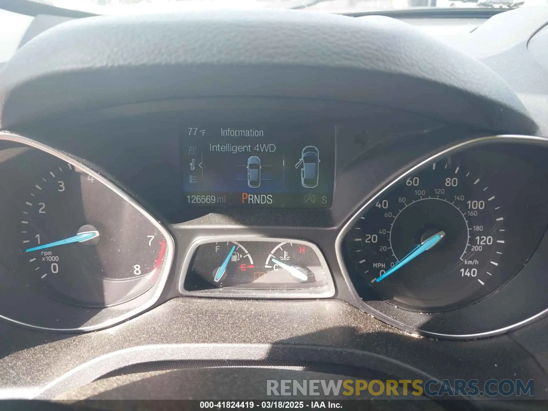 7 fotografías del automóvil dañado 1FMCU9HD8KUB11383 FORD ESCAPE 2019