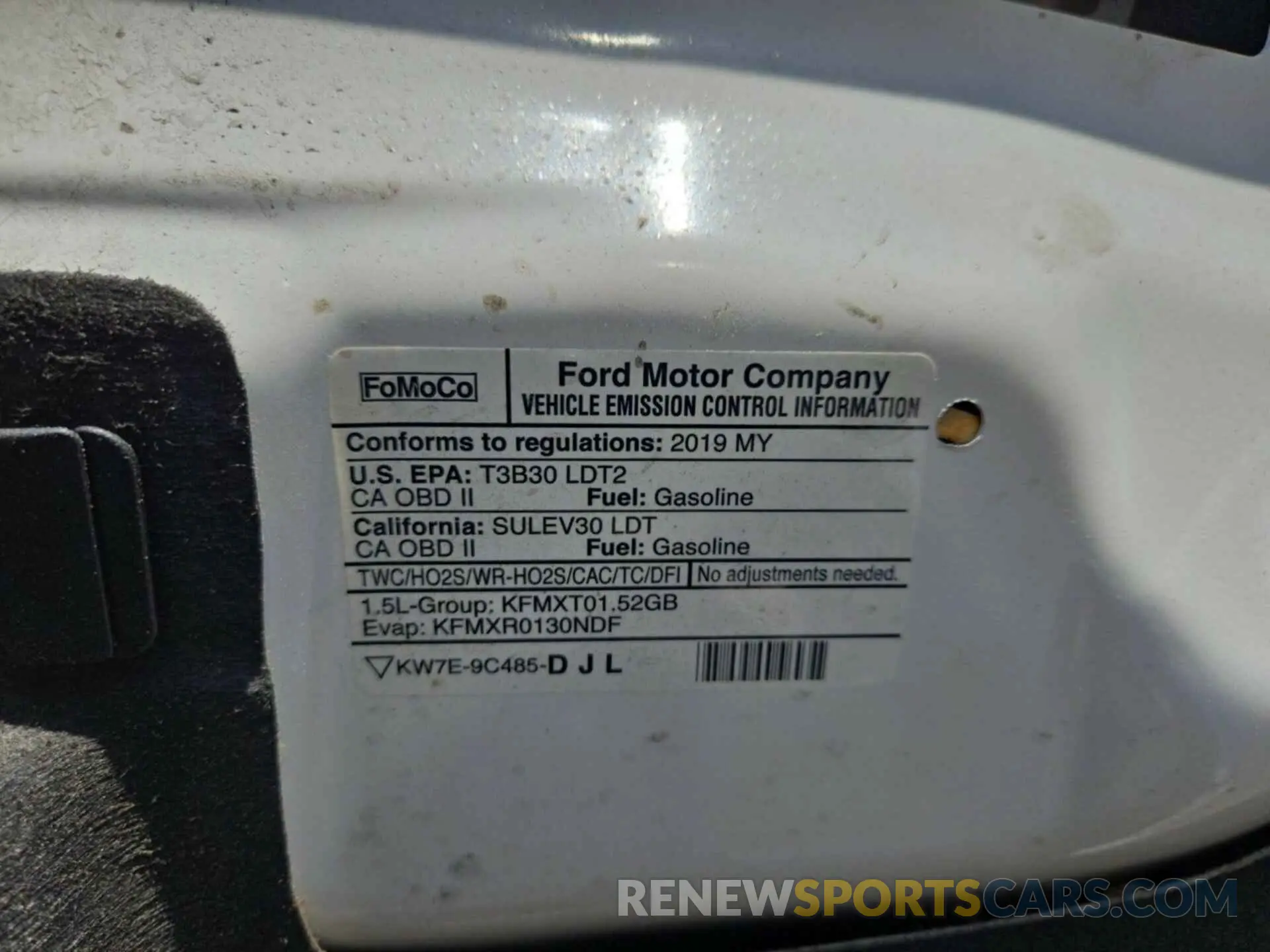 25 fotografías del automóvil dañado 1FMCU9HD9KUB65677 FORD ESCAPE 2019