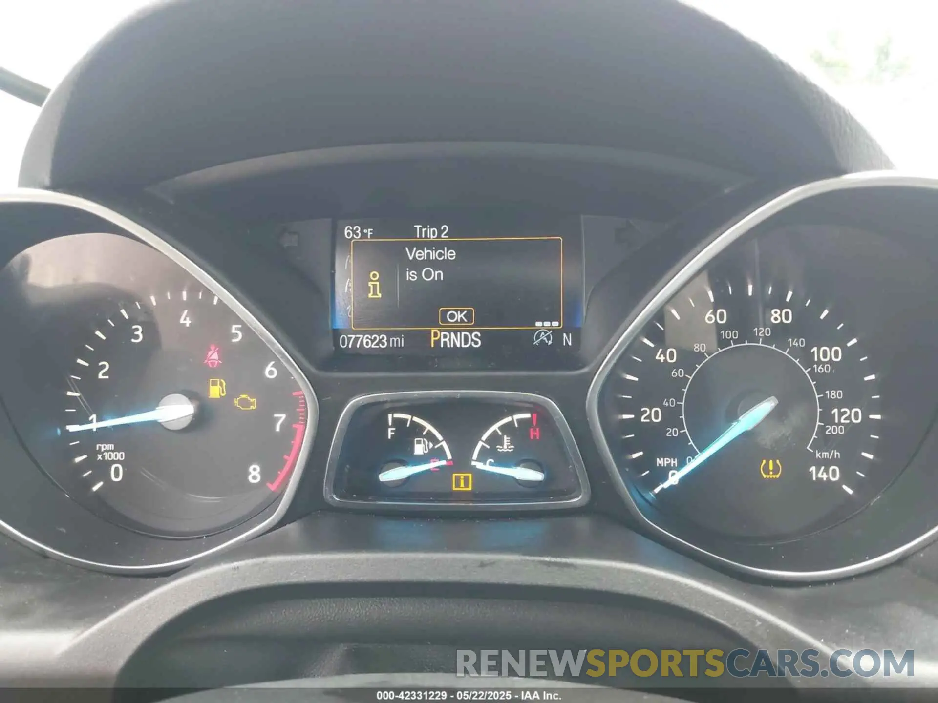 7 fotografías del automóvil dañado 1FMCU9J93KUC21330 FORD ESCAPE 2019