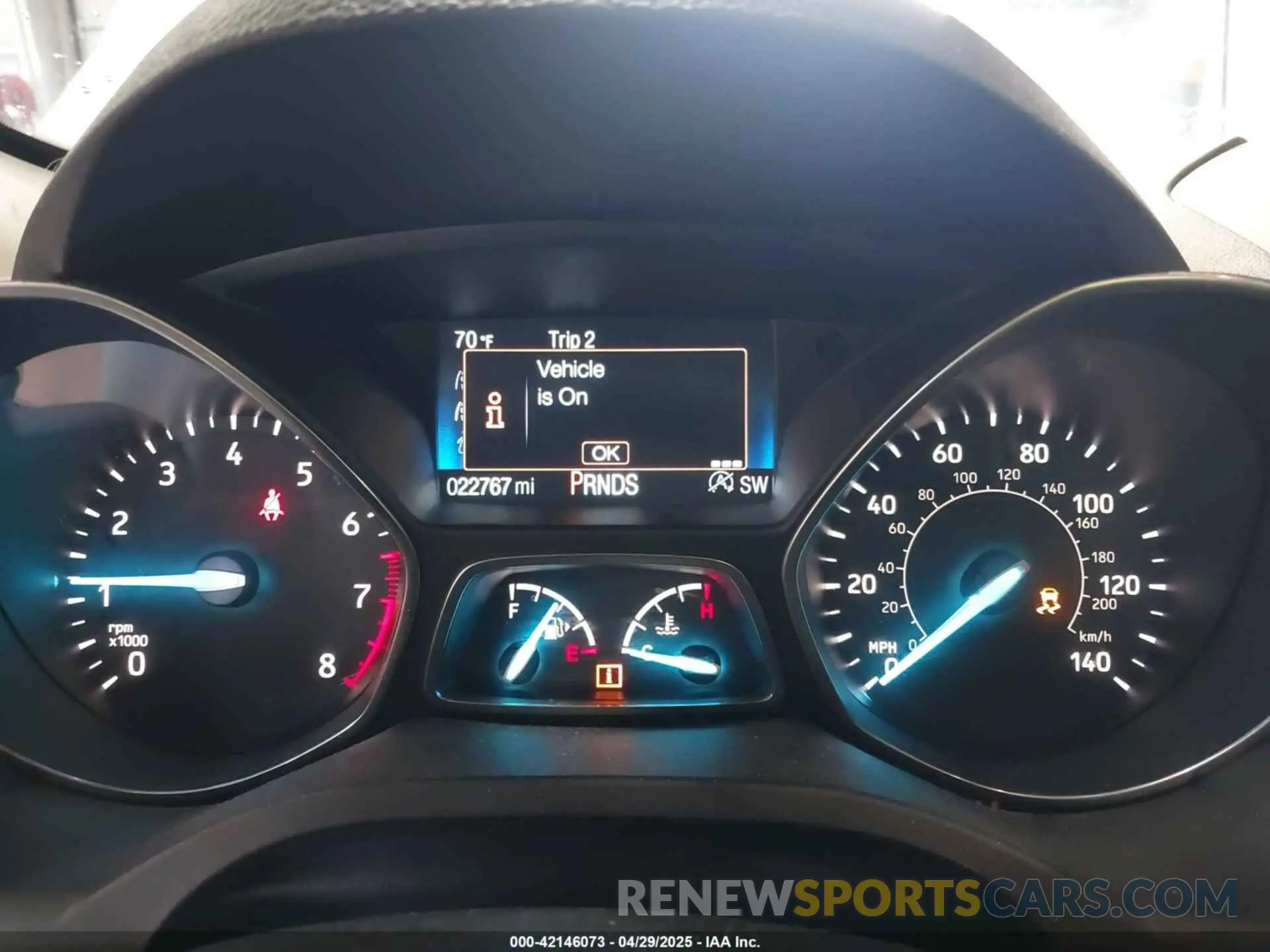 7 fotografías del automóvil dañado 1FMCU9J95KUA52315 FORD ESCAPE 2019