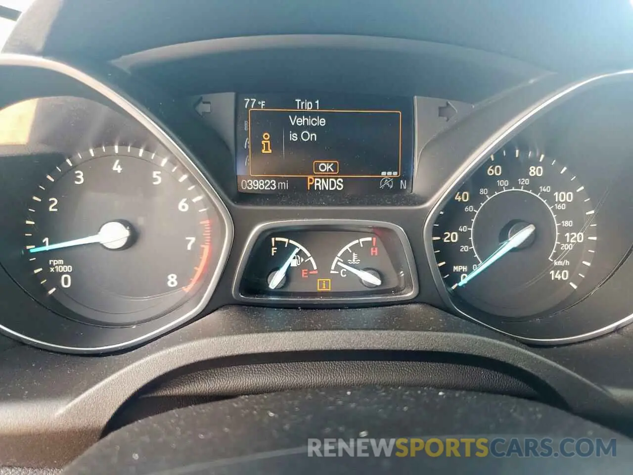 9 fotografías del automóvil dañado 1FMCU9J95KUB54634 FORD ESCAPE 2019