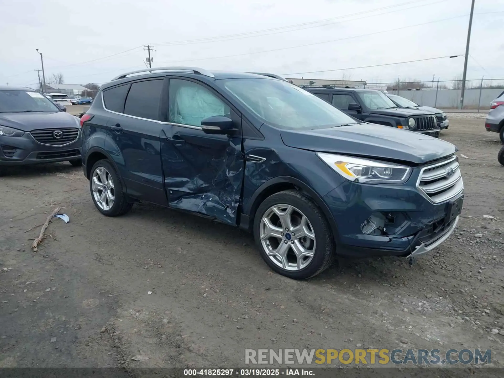 1 fotografías del automóvil dañado 1FMCU9J95KUC28621 FORD ESCAPE 2019