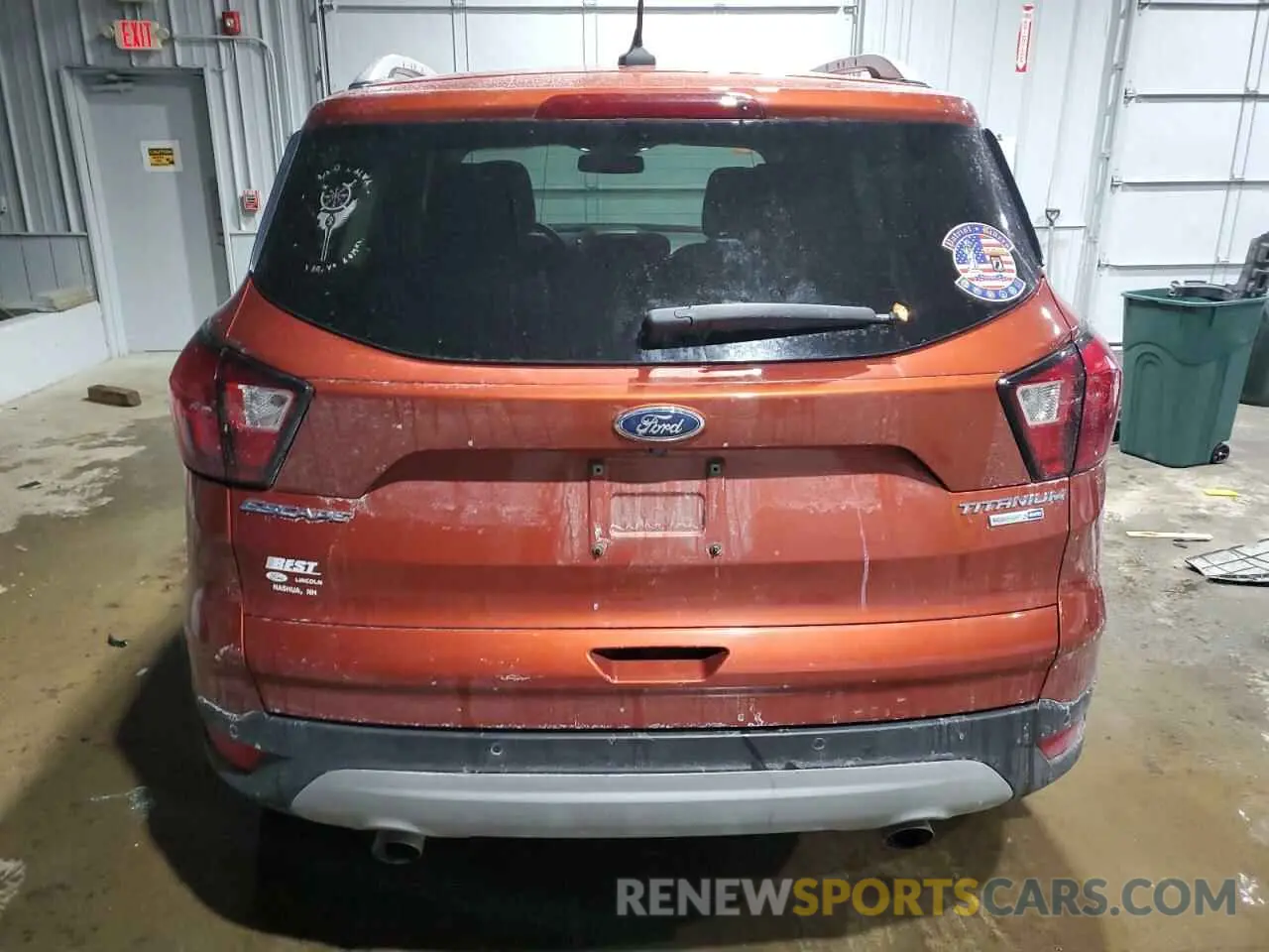 6 fotografías del automóvil dañado 1FMCU9J99KUB41577 FORD ESCAPE 2019