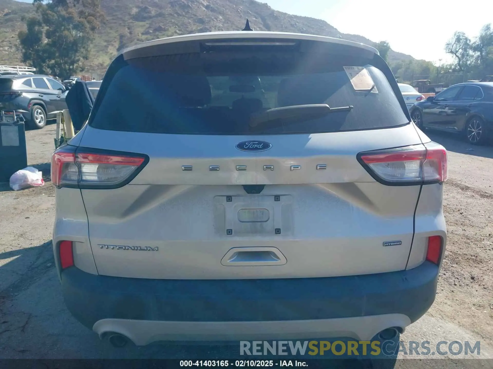 15 fotografías del automóvil dañado 1FMCU0DZ3LUA78694 FORD ESCAPE 2020