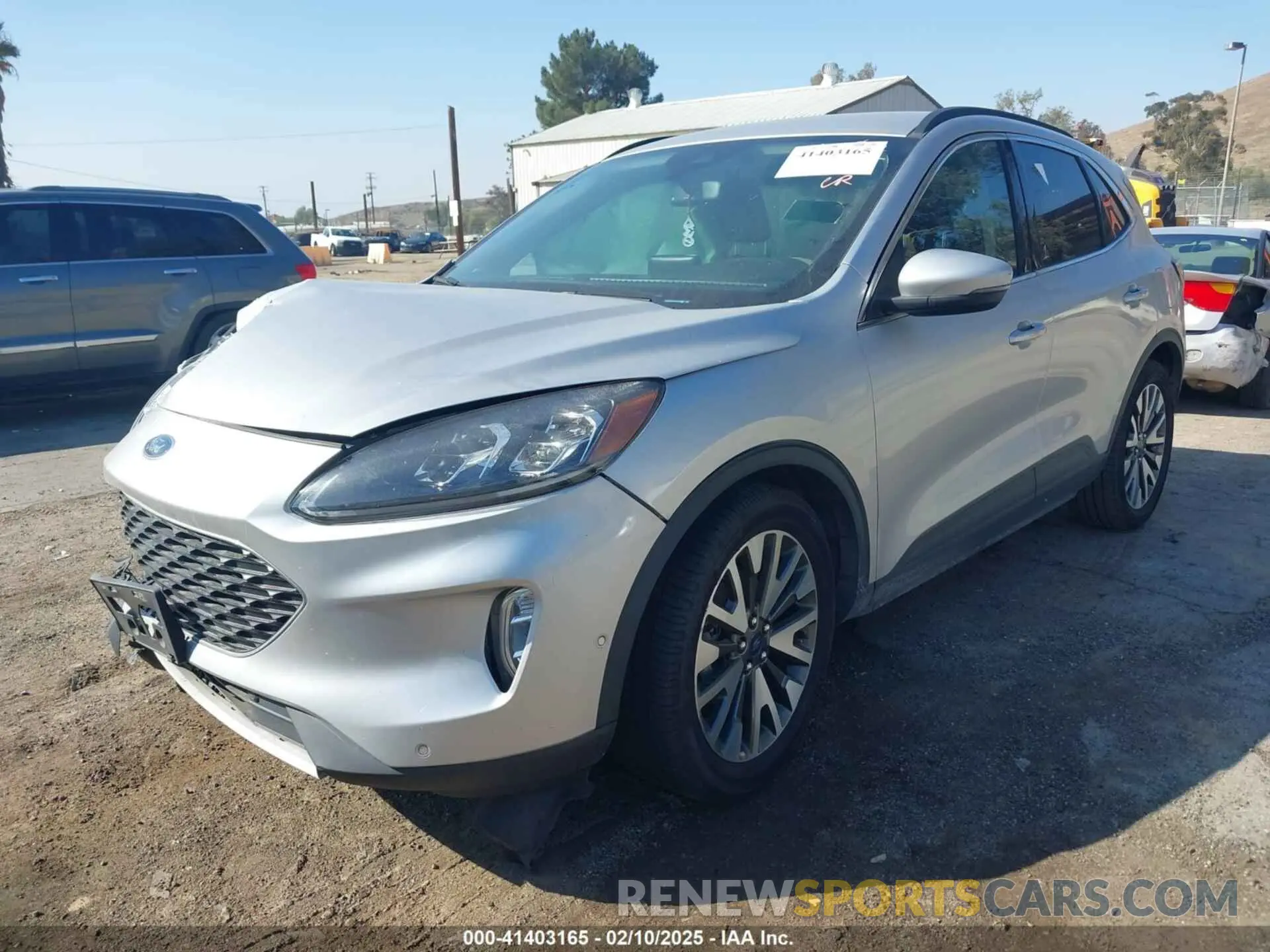 2 fotografías del automóvil dañado 1FMCU0DZ3LUA78694 FORD ESCAPE 2020