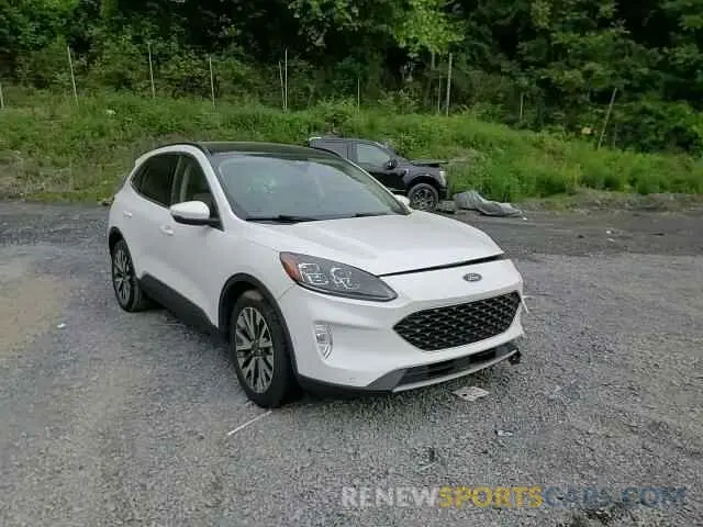14 fotografías del automóvil dañado 1FMCU0DZ6LUA47407 FORD ESCAPE 2020