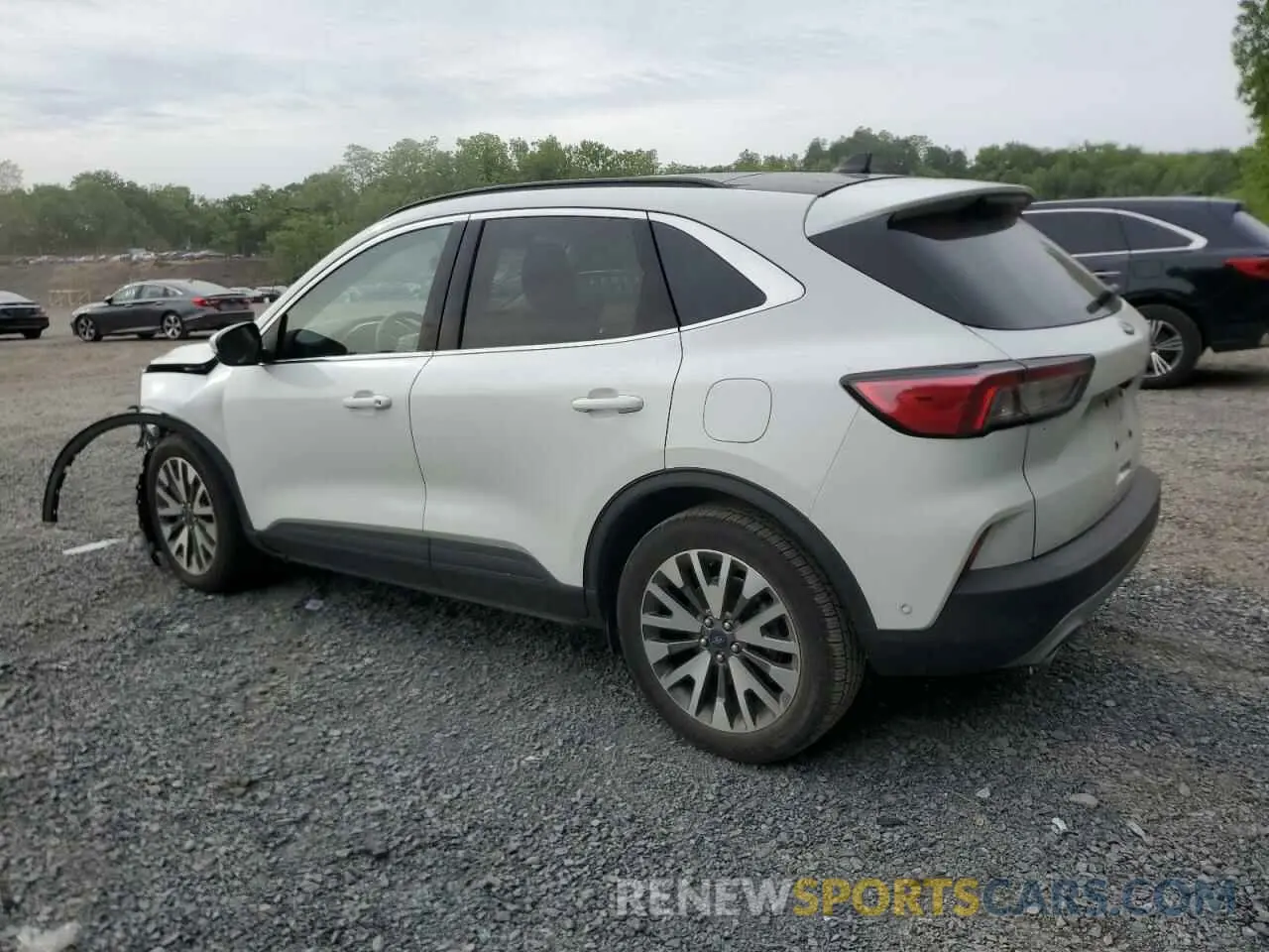 2 fotografías del automóvil dañado 1FMCU0DZ6LUA47407 FORD ESCAPE 2020