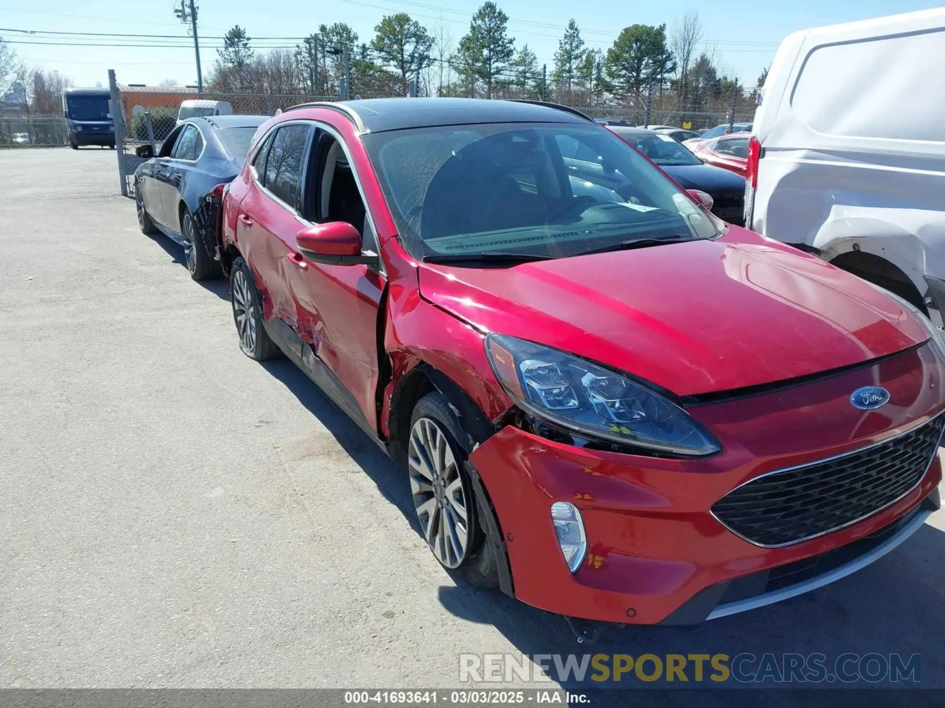 1 fotografías del automóvil dañado 1FMCU0DZ6LUA92606 FORD ESCAPE 2020