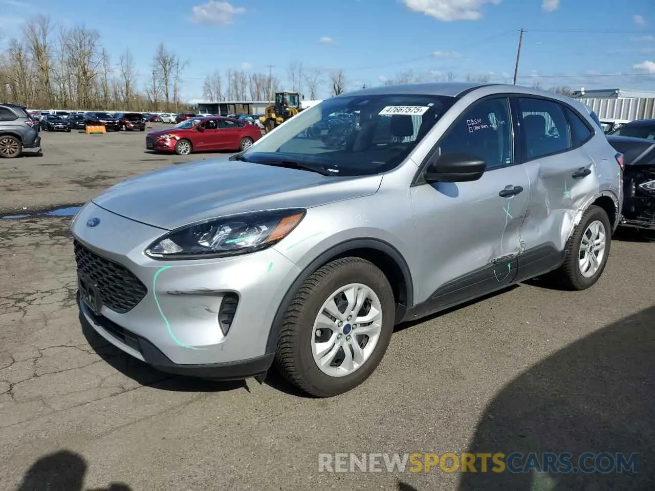 1 fotografías del automóvil dañado 1FMCU0F62LUA36908 FORD ESCAPE 2020