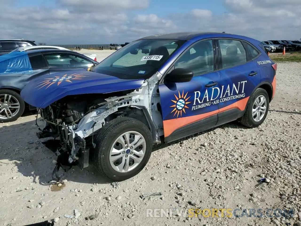 1 fotografías del automóvil dañado 1FMCU0F62LUA76292 FORD ESCAPE 2020